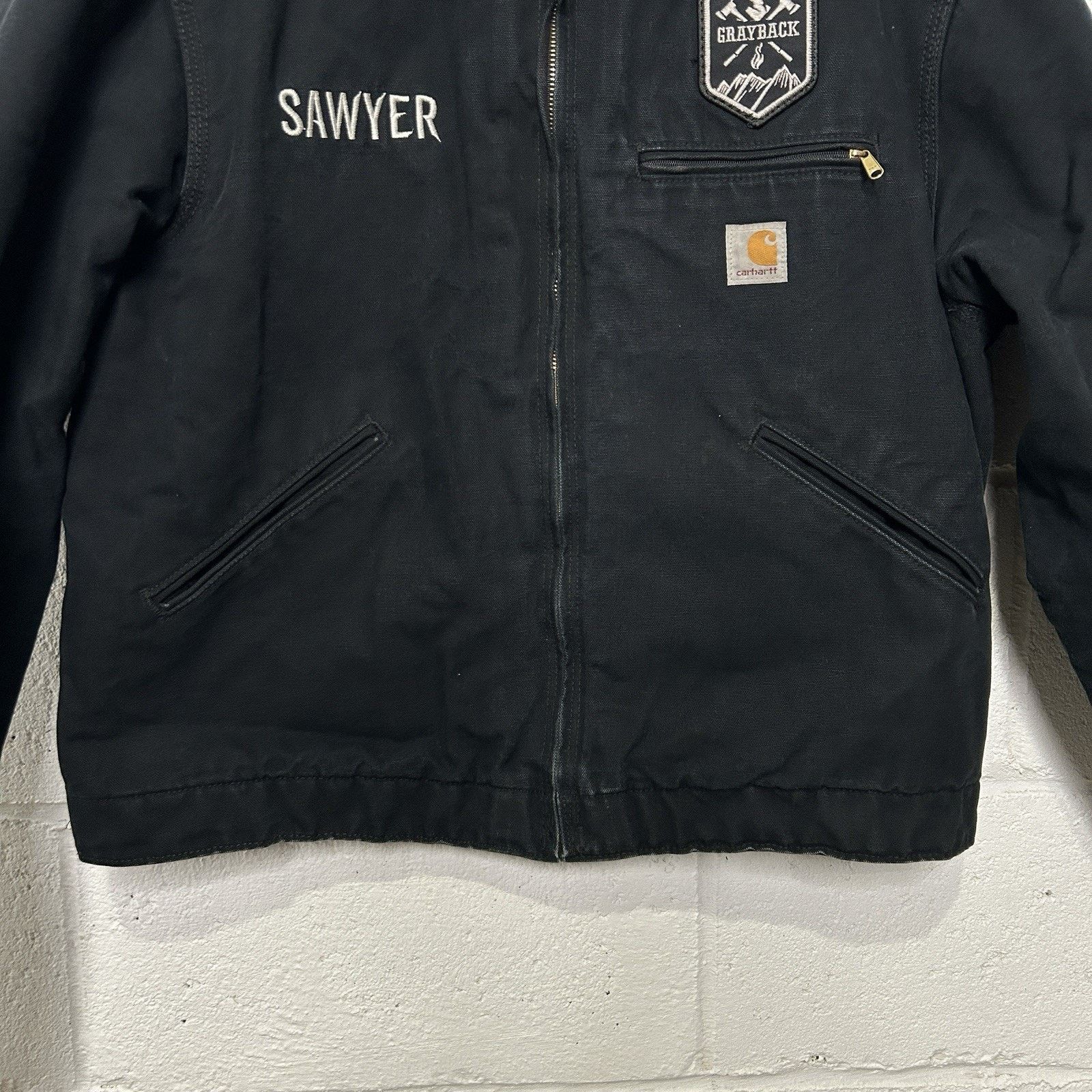 Carhartt Y2K Carhartt Blanket-Lined Detroit Jacket “Black” J001 BLK Size US L / EU 52-54 / 3 - 4 Thumbnail