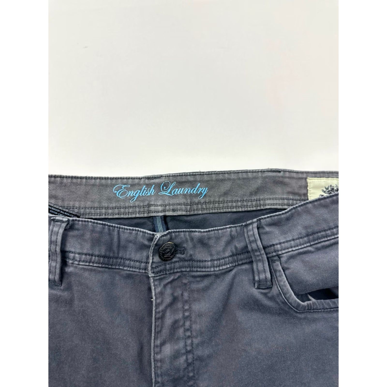 English Laundry English Laundry Jeans Men 5-Pocket Design Blue Pants Regular Fit 38 Waist 31 Inseam Size US 38 / EU 54 - 4 Thumbnail