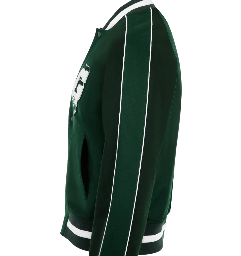 Givenchy o1h1sh10525 Lettermen Bomber Jacket in Dark Green Size US M / EU 48-50 / 2 - 3 Thumbnail