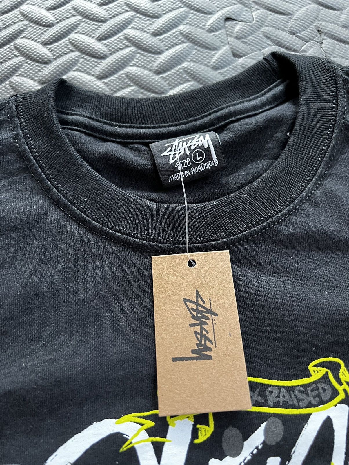 Born X Raised × Stussy Stussy & Born x Raised Handstyles Tee Size US L / EU 52-54 / 3 - 6 Thumbnail