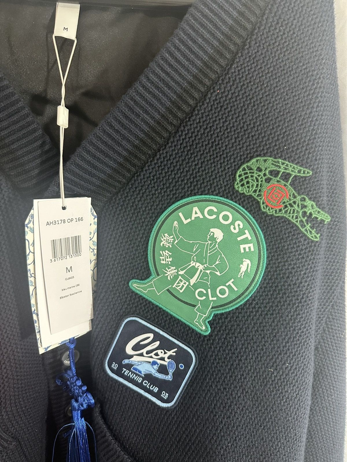CLOT × Lacoste Lacost x CLOG CARDIGAN Size US M / EU 48-50 / 2 - 2 Thumbnail