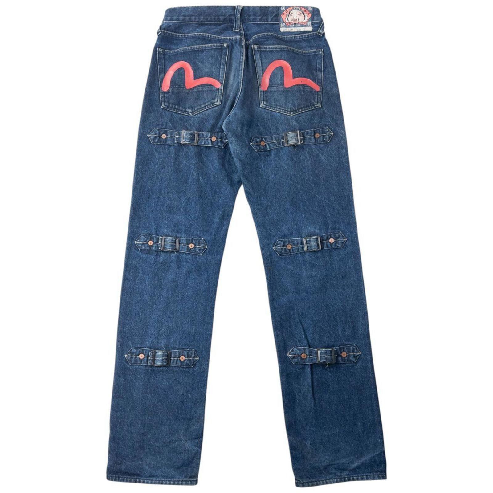 Evisu Vintage 2000s Evisu Double Gull Denim Jeans Size W30 Size US 30 / EU 46 - 1 Thumbnail