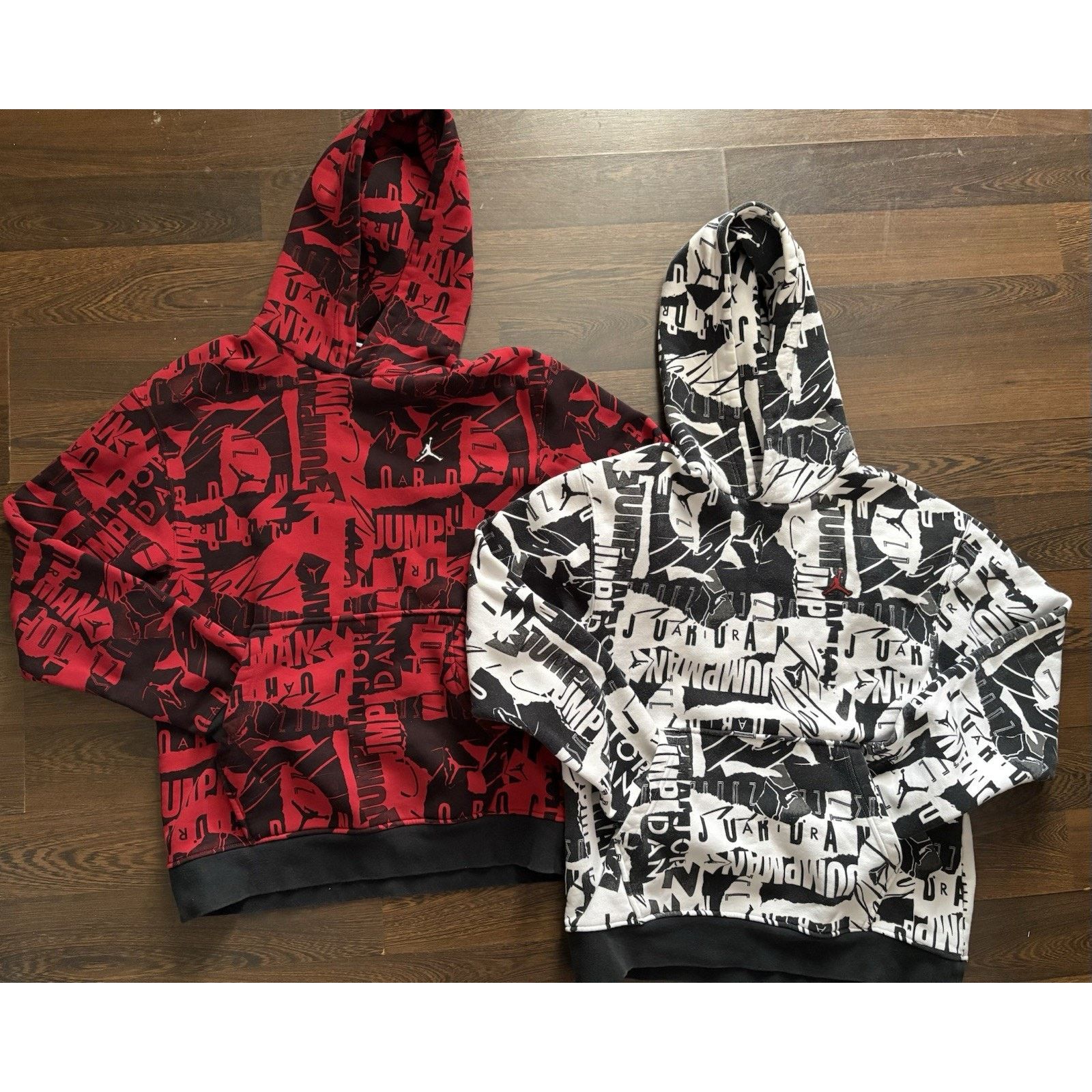 Jordan Brand Jordan Hoodie Wht/Blk Jumpman Mens Sweatshirt DA9814-100 SzM Size US M / EU 48-50 / 2 - 1 Thumbnail