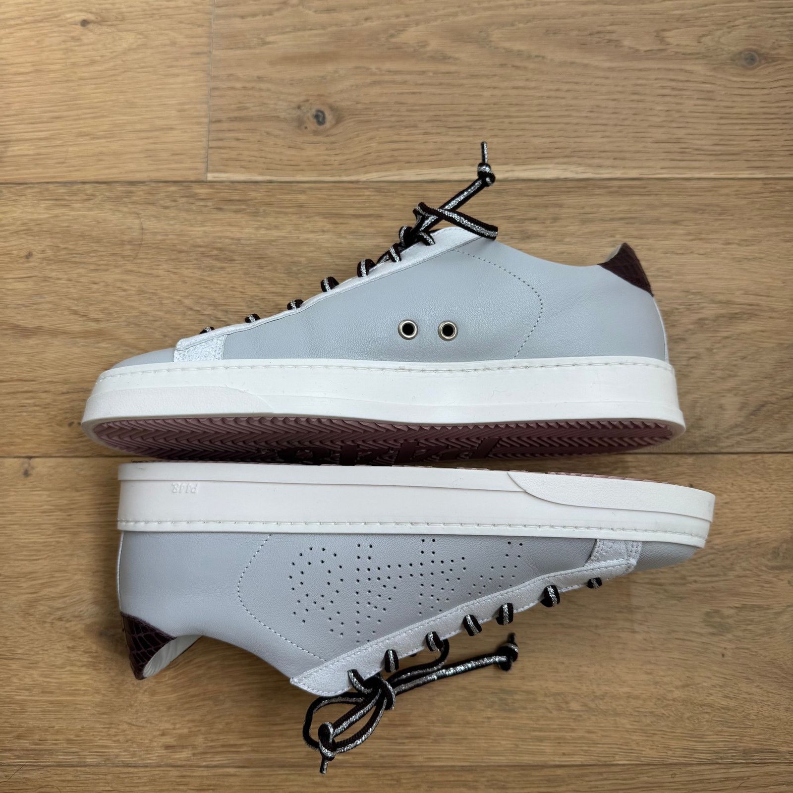 P448 P448 Jack Perforated Sneaker Pastel/Lilac Leather EU 38 Size US 7.5 / IT 37.5 - 9 Thumbnail
