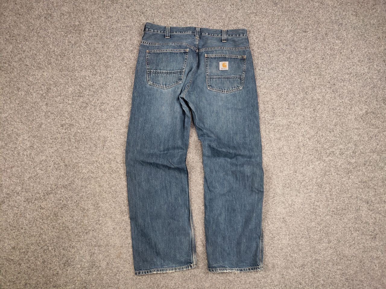 Carhartt Vintage 90's USA Carhartt Retro Distressed Faded Denim Jeans Size US 34 / EU 50 - 10 Thumbnail