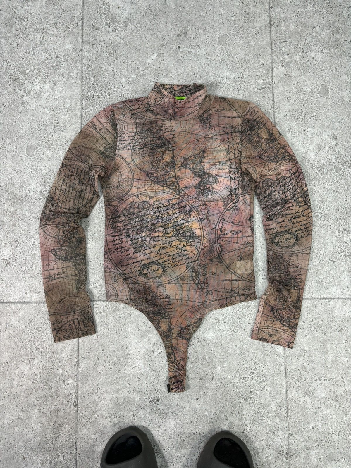 Jaded London × Japanese Brand Vintage Style 00s Jaded London Mesh Bodysuit Avant Garde Y2K Size M / US 6-8 / IT 42-44 - 1 Thumbnail