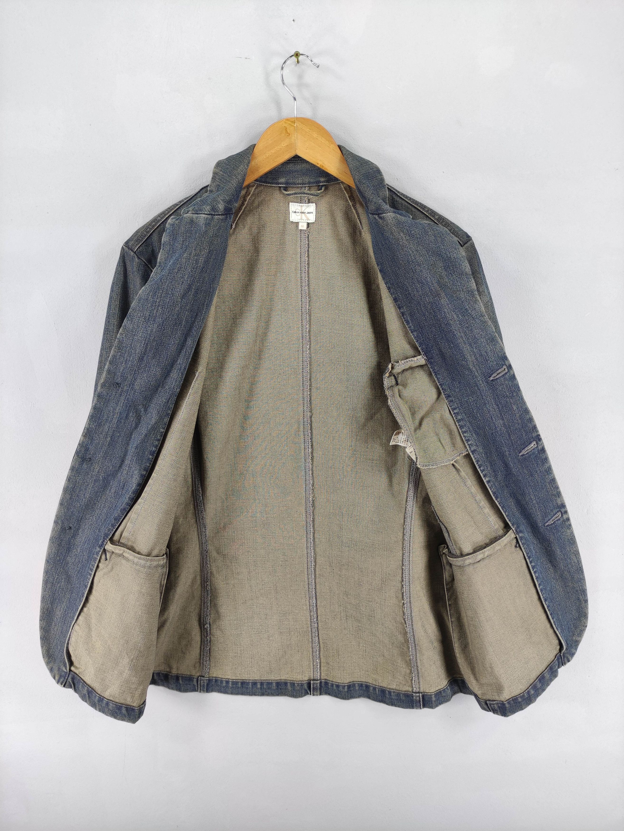 Calvin Klein Vintage Calvin Klein Denim Coat Jacket Size US M / EU 48-50 / 2 - 5 Thumbnail