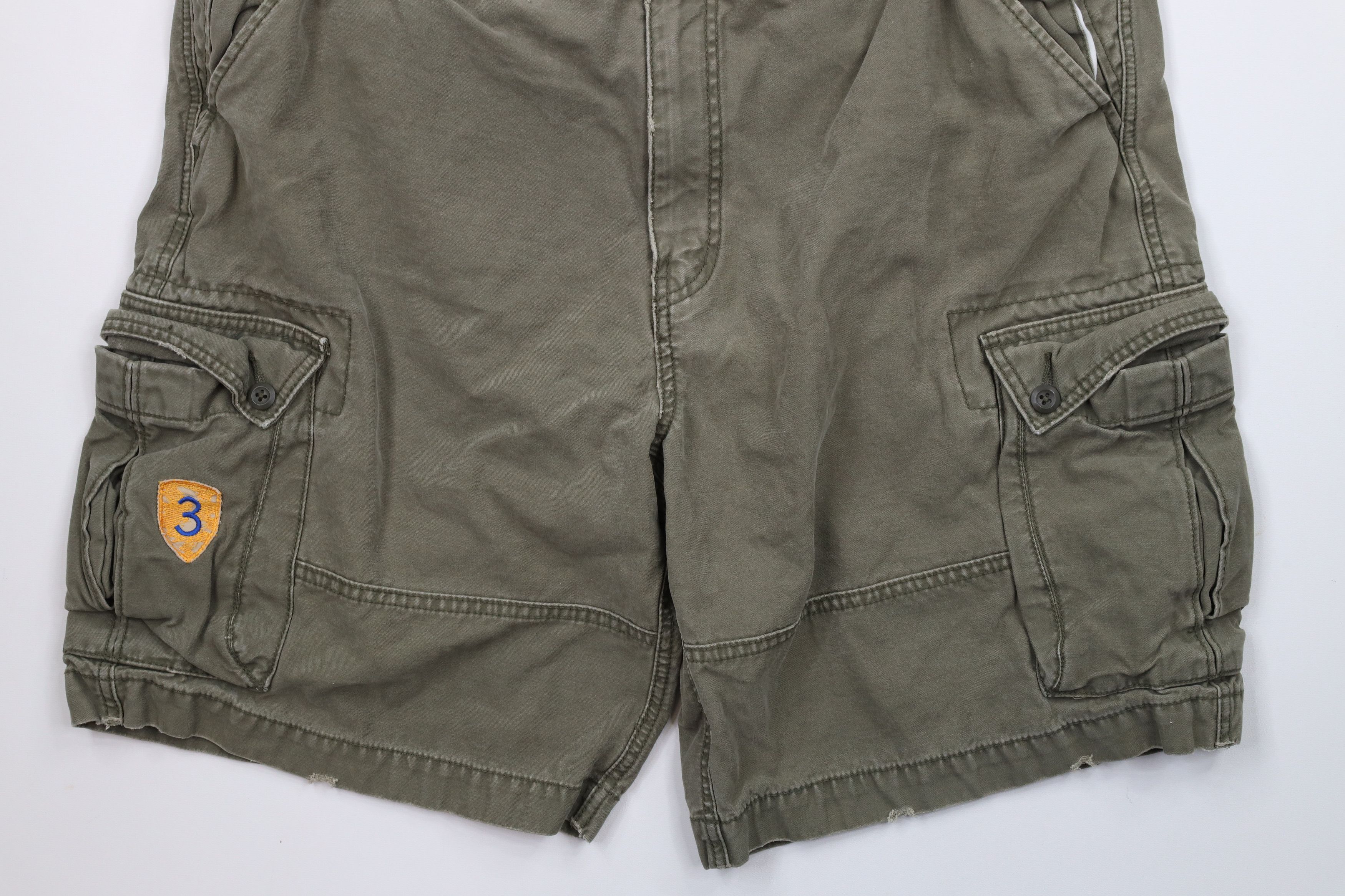 American Eagle Outfitters × Vintage Vintage American Eagle Outfitters Heavyweight Cargo Shorts Size US 40 / EU 56 - 4 Thumbnail