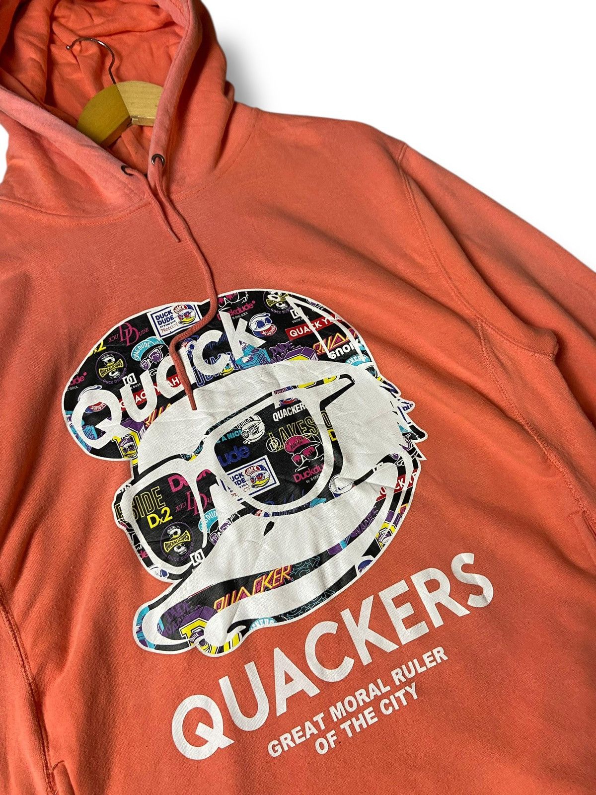 Duck Head × Japanese Brand × Vintage B One Soul Japanese Brand Quackers Hoodies (129) Size US XL / EU 56 / 4 - 3 Thumbnail