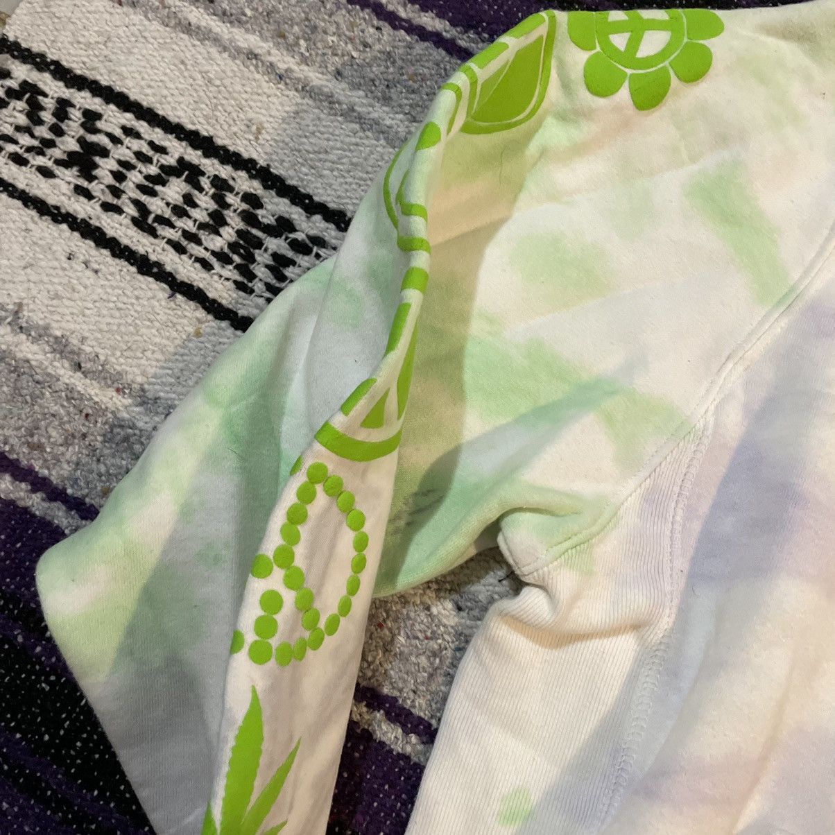 Other Desto Dubb Awful Lot of Cough Syrup Hoodie Green Tye Dye S Size US S / EU 44-46 / 1 - 5 Thumbnail