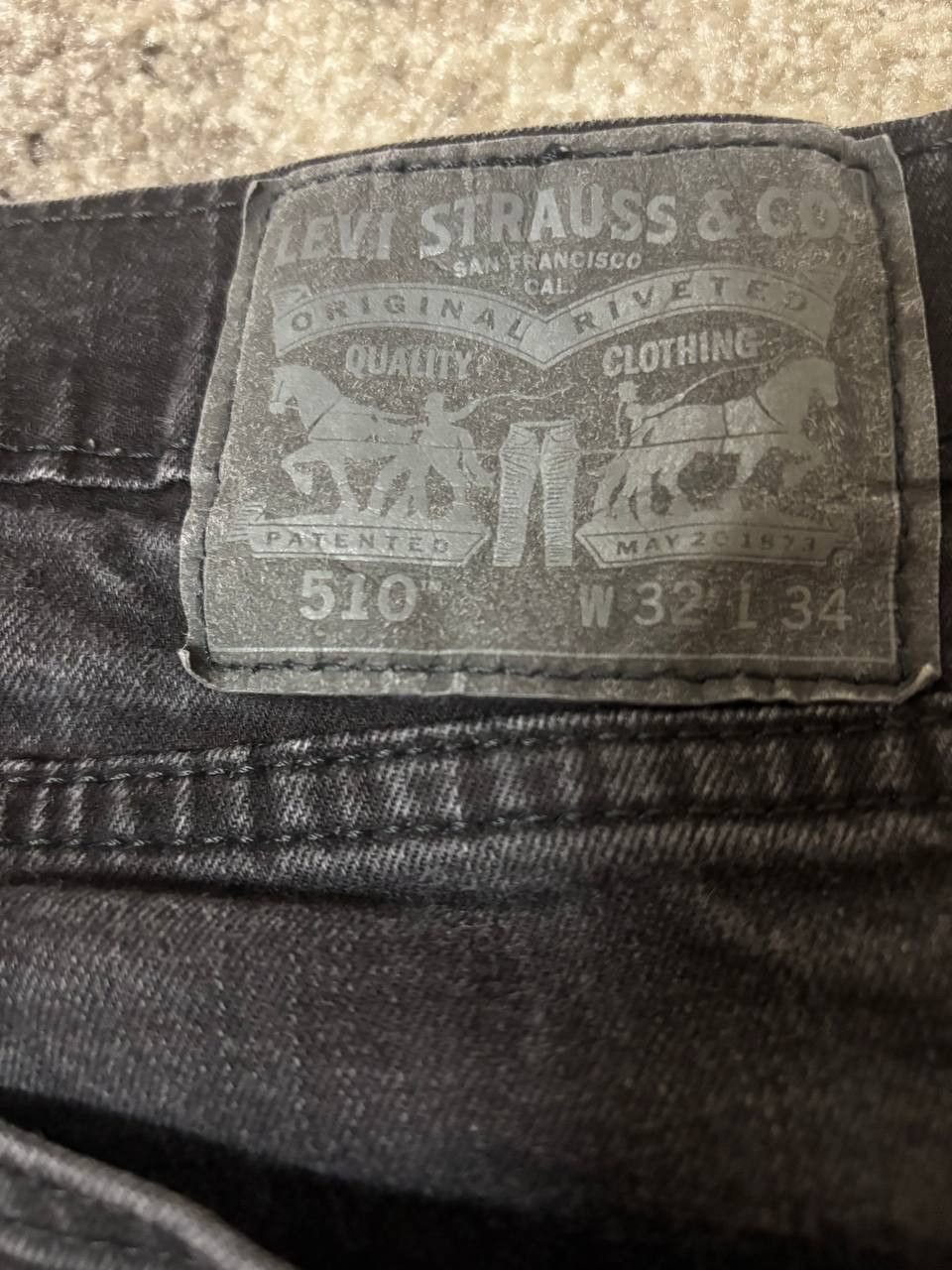 Levi's Vintage Levi's 510 jeans in black, W32 L 34 Size US 32 / EU 48 - 5 Thumbnail