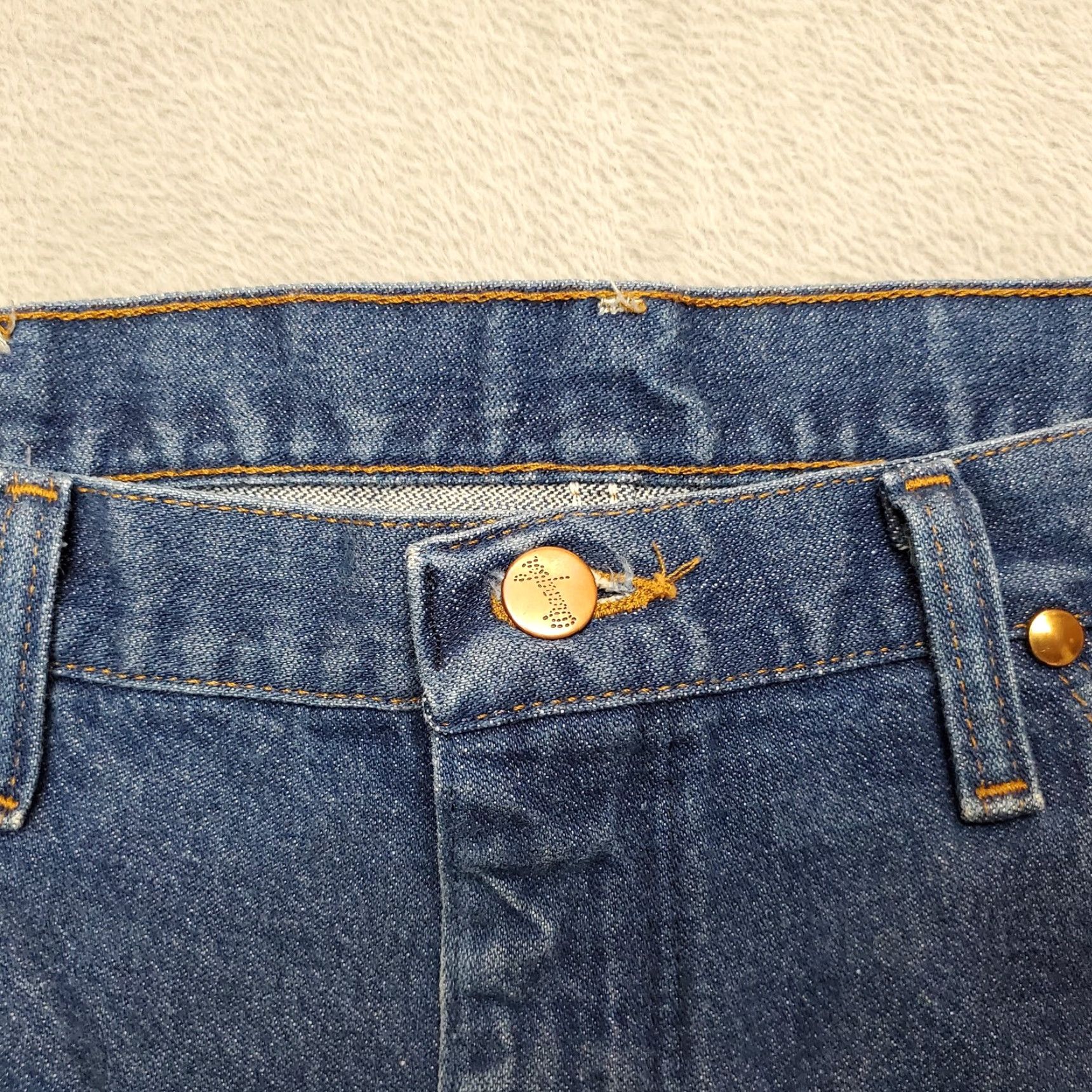 Wrangler VINTAGE Wrangler Jeans Men 36x30 Blue Denim Faded Cowboy Western Ranchwear Pants Jeans Shirt? Size US 36 / EU 52 - 5 Thumbnail