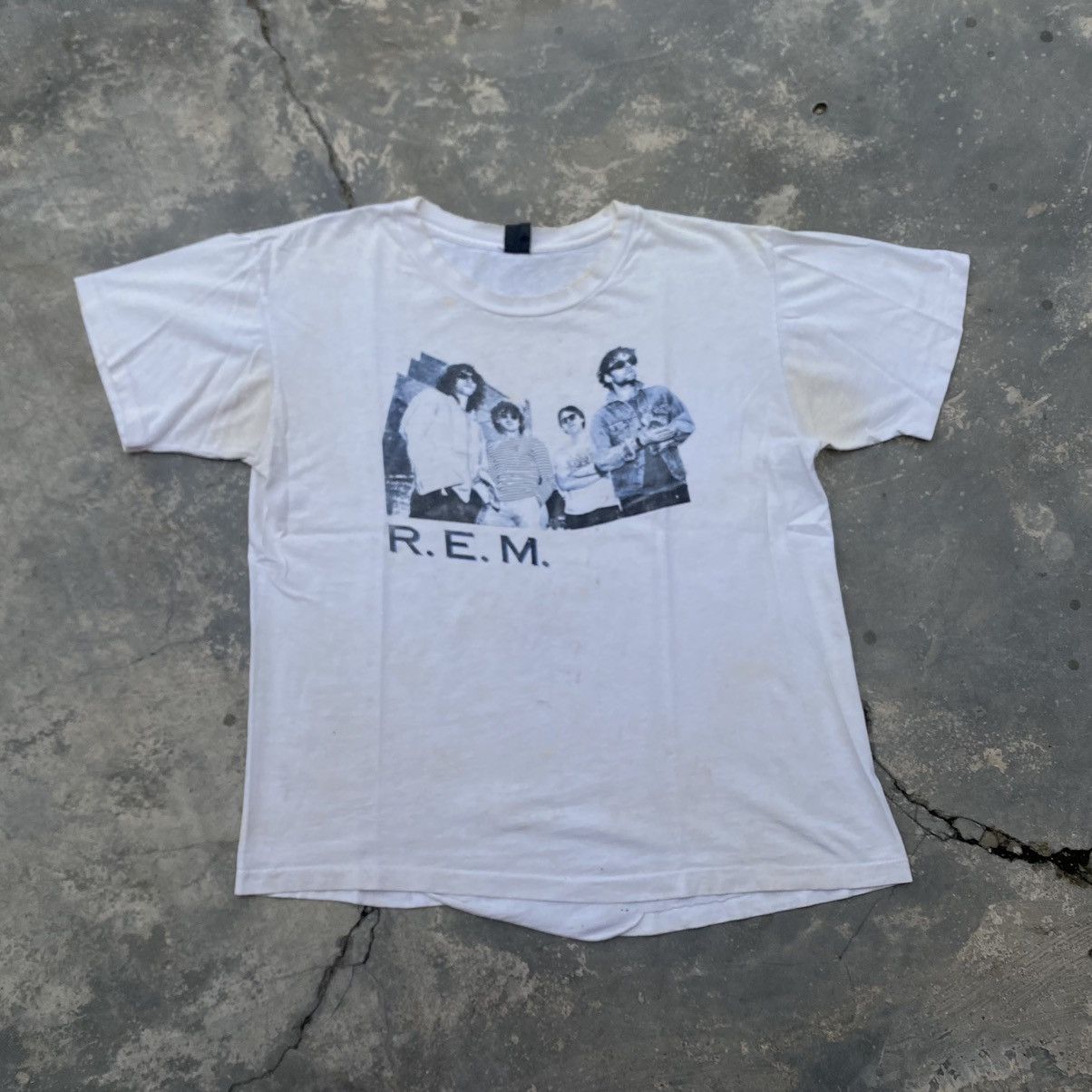 Band Tees 1980s distressed R.E.M album promo Size US M / EU 48-50 / 2 - 1 Thumbnail