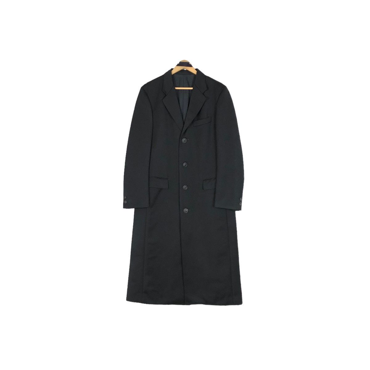 Issey Miyake Vintage Issey Miyake Men 2000 A/W Laine Wool Overcoat Size US M / EU 48-50 / 2 - 5 Thumbnail