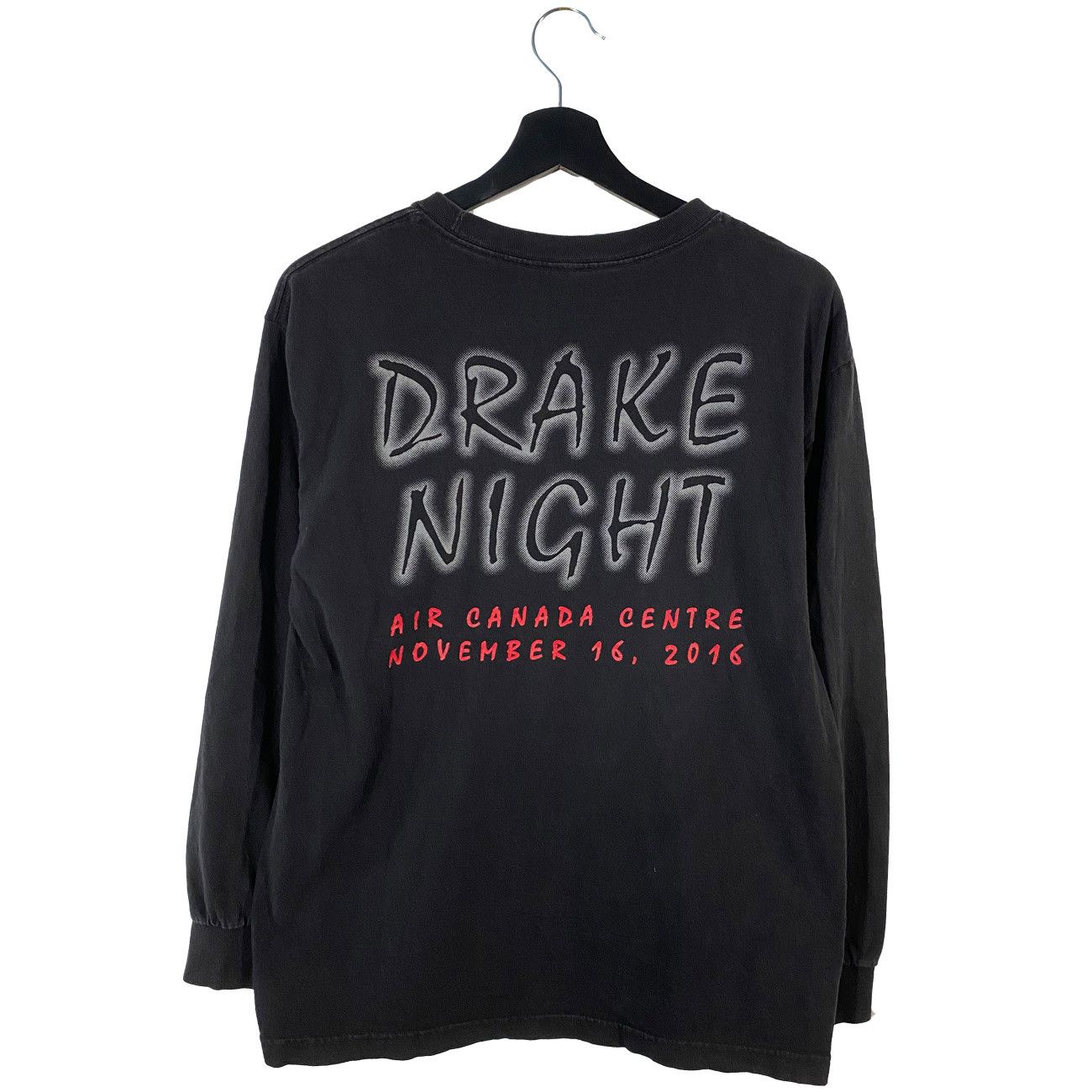 Drake Toronto Raptors Drake Night Long Sleeve T-shirt Size US M / EU 48-50 / 2 - 2 Thumbnail
