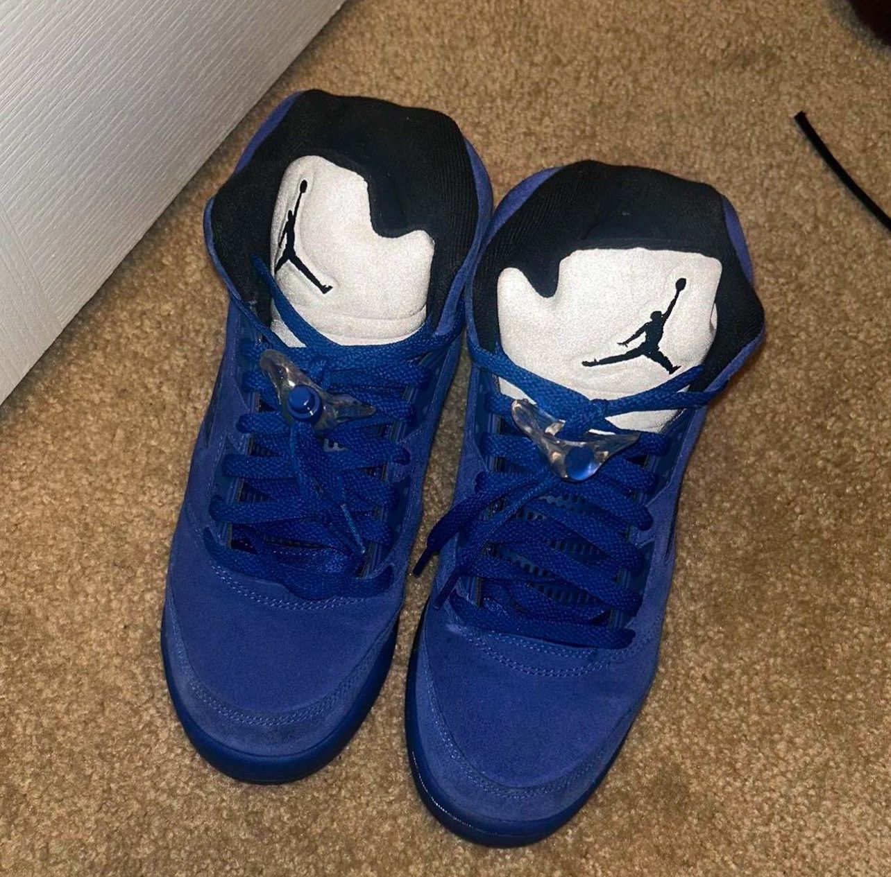 Jordan Brand Jordan 5 Retro “Blue Suede Size US 6.5 / EU 39-40 - 2 Thumbnail