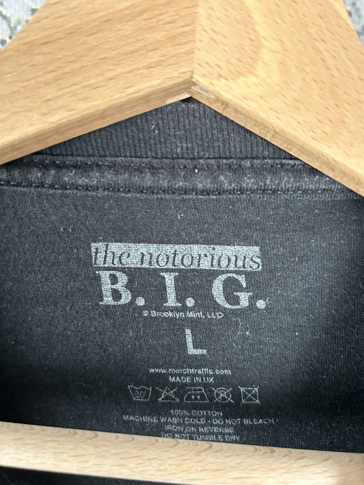Rap Tees Notorious BIG Rap Tee Hip Hop Hype Rare Streetwear Vintage Size US L / EU 52-54 / 3 - 4 Thumbnail