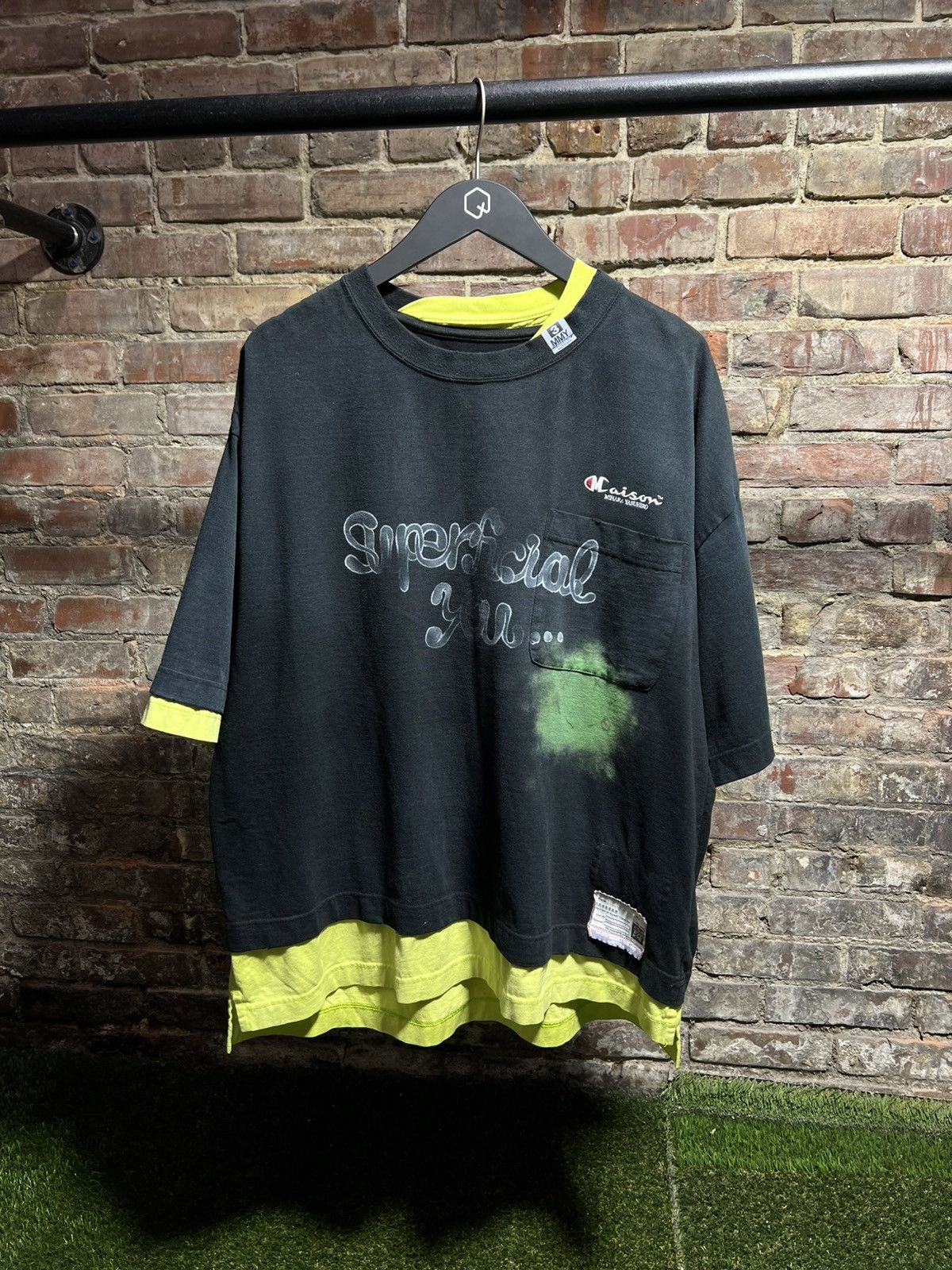 Maison MIHARA YASUHIRO Maison Mihara Yasuhiro Double Layer Superficial Tee Size US M / EU 48-50 / 2 - 1 Thumbnail
