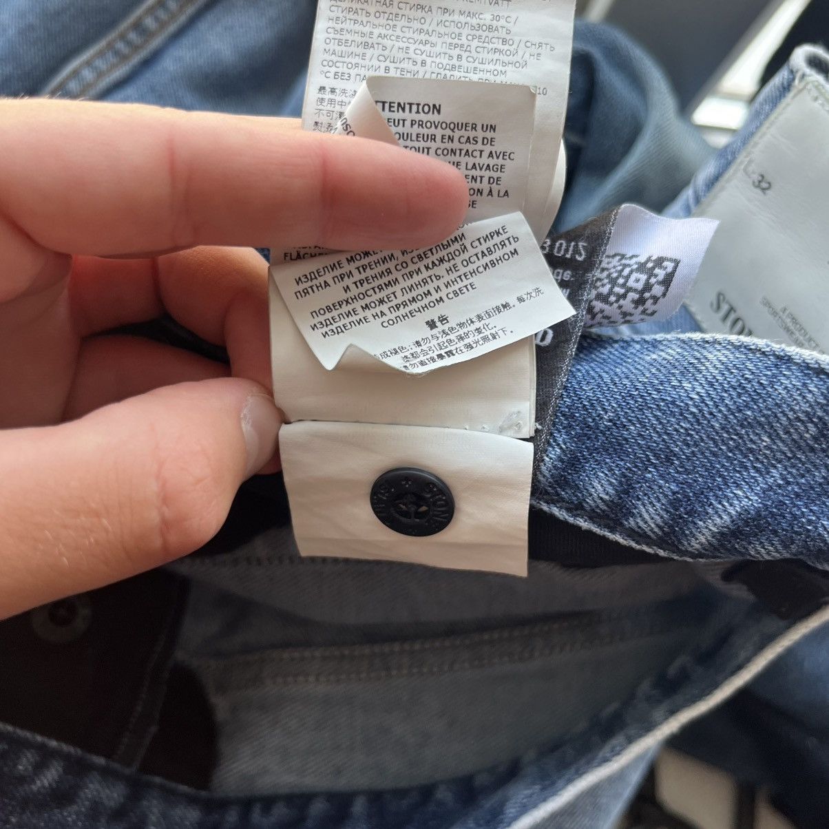 Stone Island Stone Island Jeans Denim Pants Vintage Logo y2k archive Size US 32 / EU 48 - 16 Thumbnail