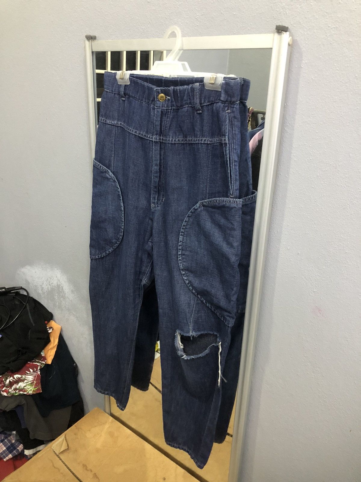 mercibeaucoup Mercibeaucoup Balloon Denim Pants + Free Tote Bag Size US 28 / EU 44 - 2 Thumbnail