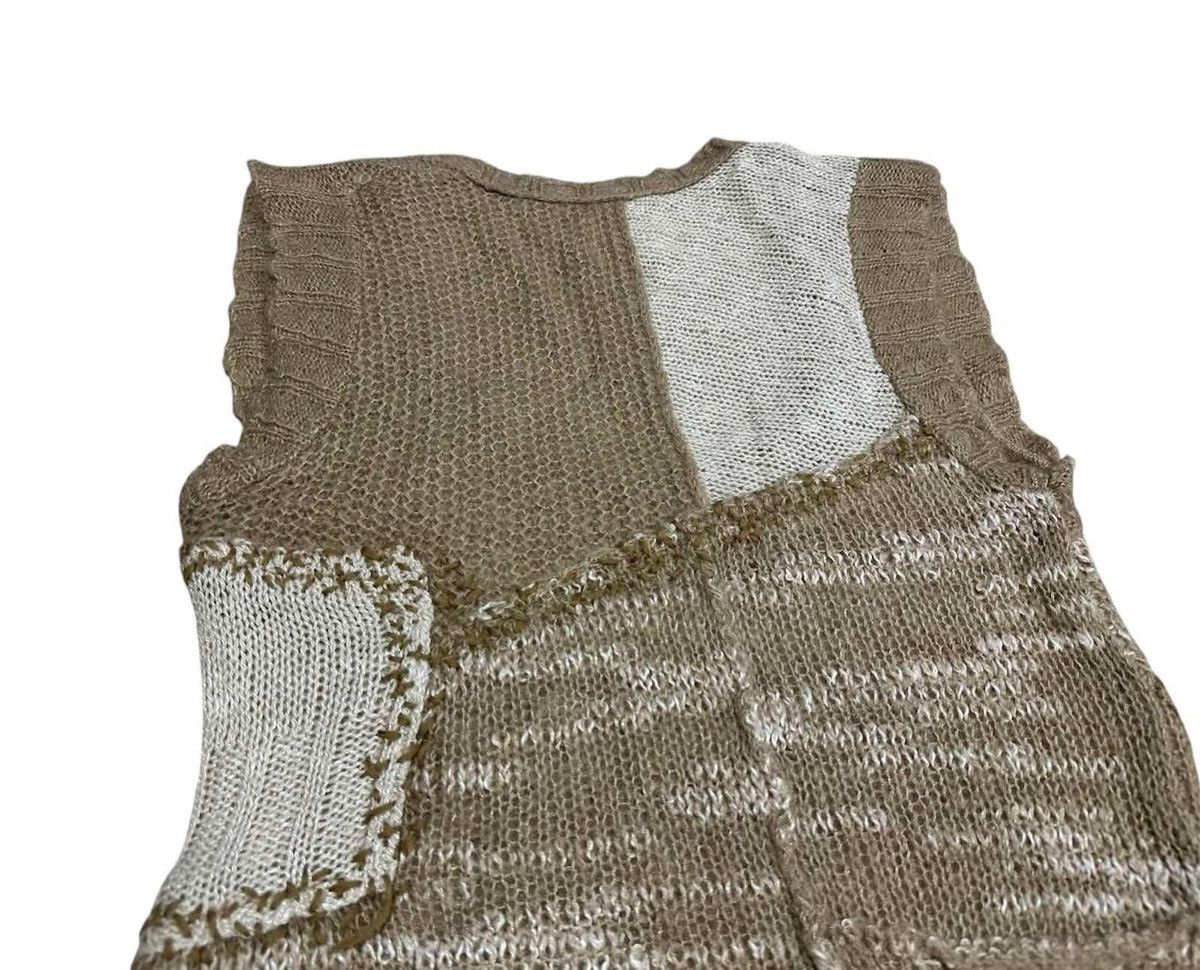 Hysteric Glamour × If Six Was Nine × Japanese Brand 🔥Sick Y2K Rna Distressed Knit Asymmetric Sleeveless Punk Size US M / EU 48-50 / 2 - 7 Thumbnail