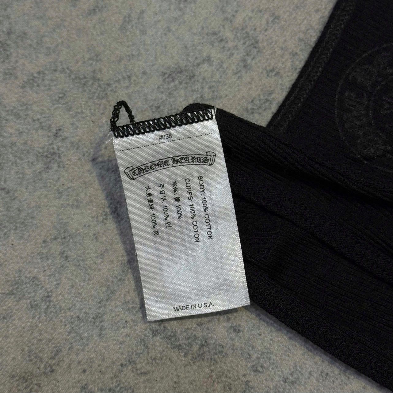 Chrome Hearts CHROME HEARTS SINGLE CROSS TANK TOP BLACK Size M / US 6-8 / IT 42-44 - 7 Thumbnail