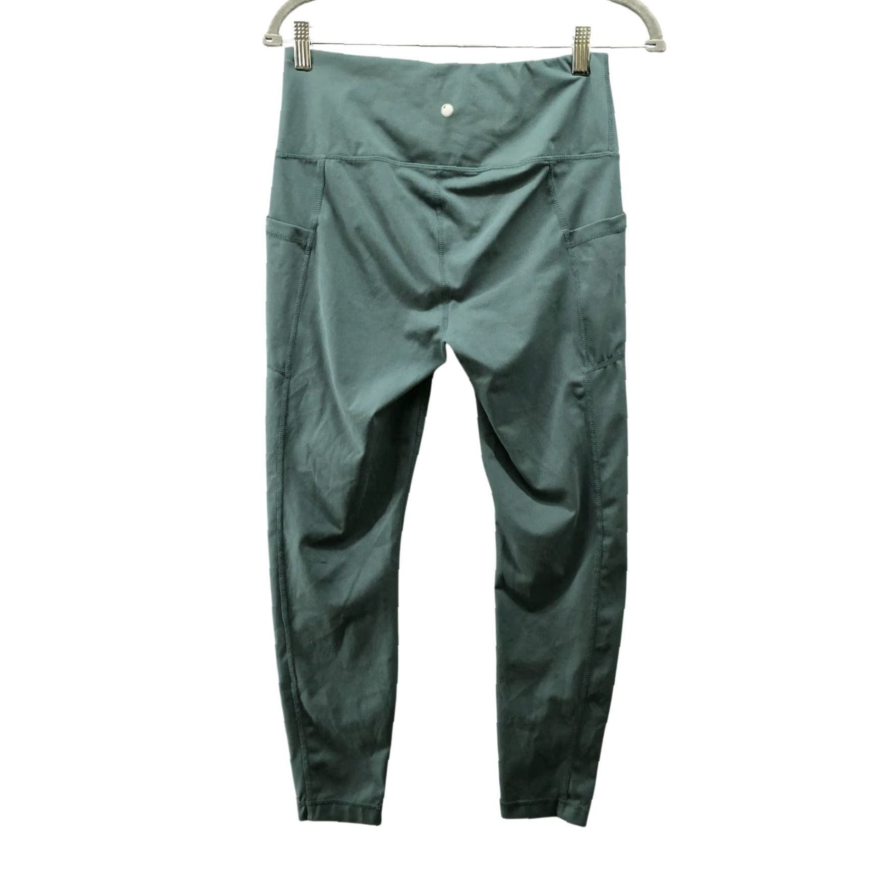 Vintage VINTAGE Yogalicious Lux Leggings Womens L Sage Green High Rise Active Yoga Gym Size 36" / US 14 / IT 50 - 2 Thumbnail