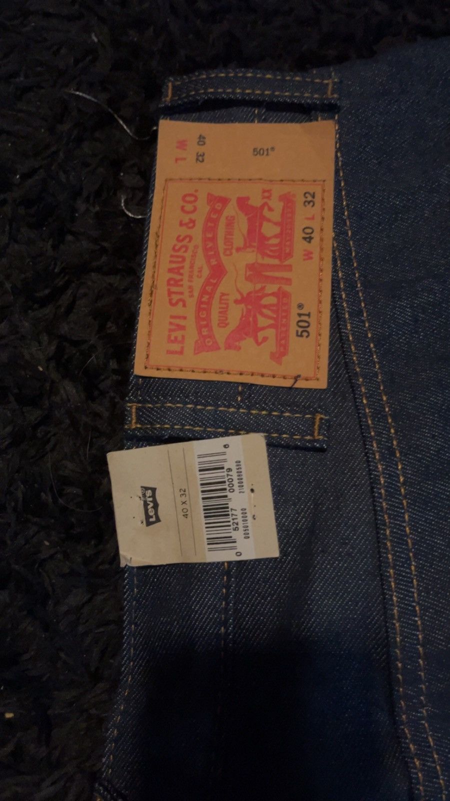 Levi's Nave blue Levi 501’s Size US 40 / EU 56 - 4 Thumbnail