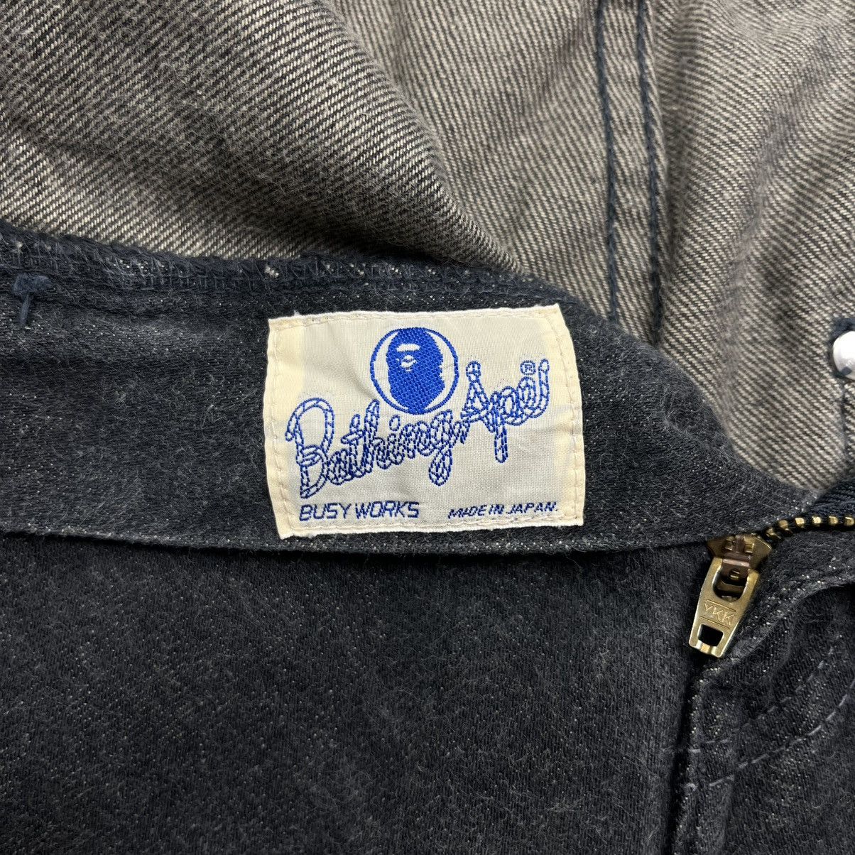 Bape Vintage Bape buckle back loose fit jeans Size US 30 / EU 46 - 7 Thumbnail