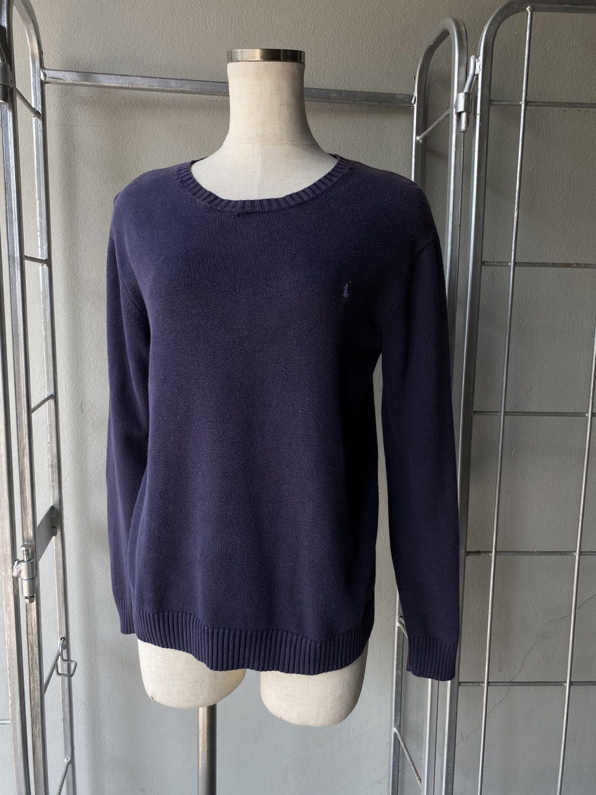 Polo Ralph Lauren Polo by Ralph Lauren Blue Knit Crewneck Sweater Size US M / EU 48-50 / 2 - 15 Thumbnail