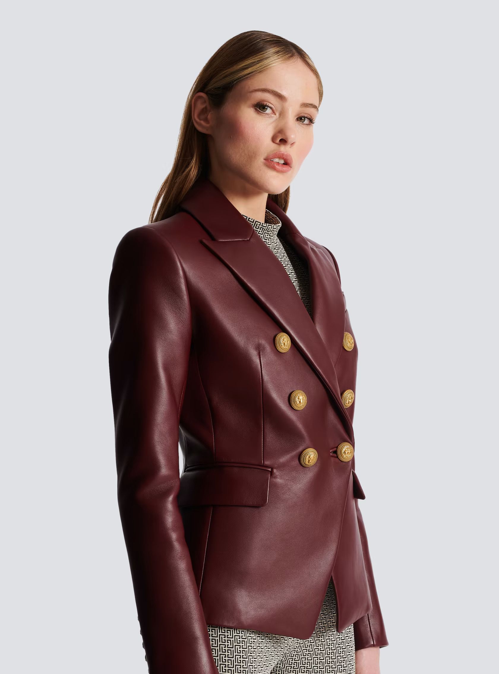 Balmain o1w1db10624 Jacket in Brown Size M / US 6-8 / IT 42-44 - 4 Thumbnail