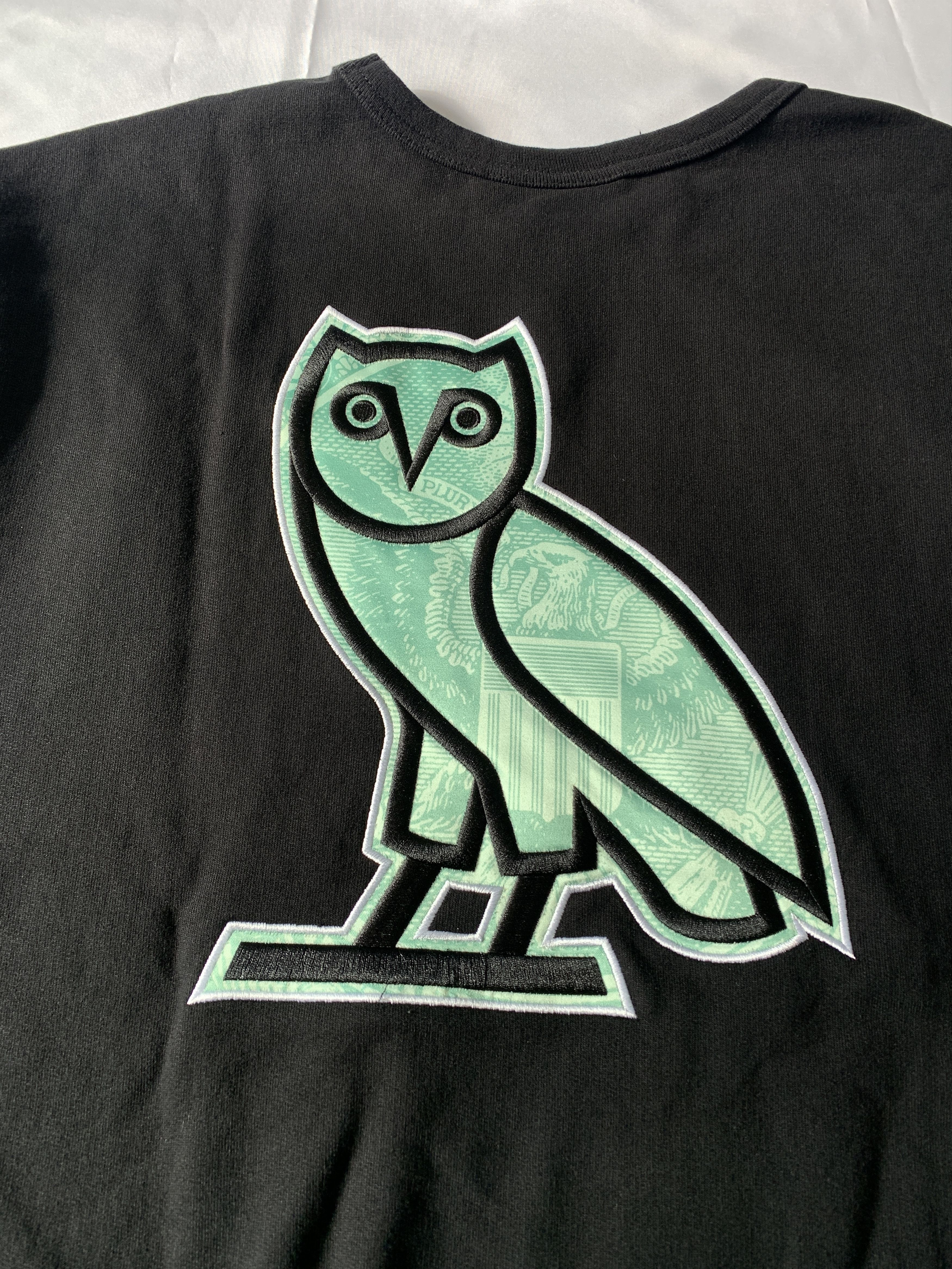 Drake OVO Embroidered OG Owl Dollar Sign Banknote Crewneck Size US XL / EU 56 / 4 - 6 Thumbnail