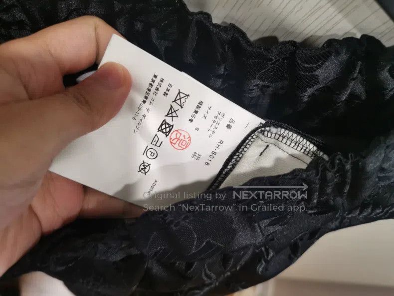 Comme des Garcons Comme Des Garcons size S Embroidered Half Skirt with Dark Size 23" - 3 Thumbnail