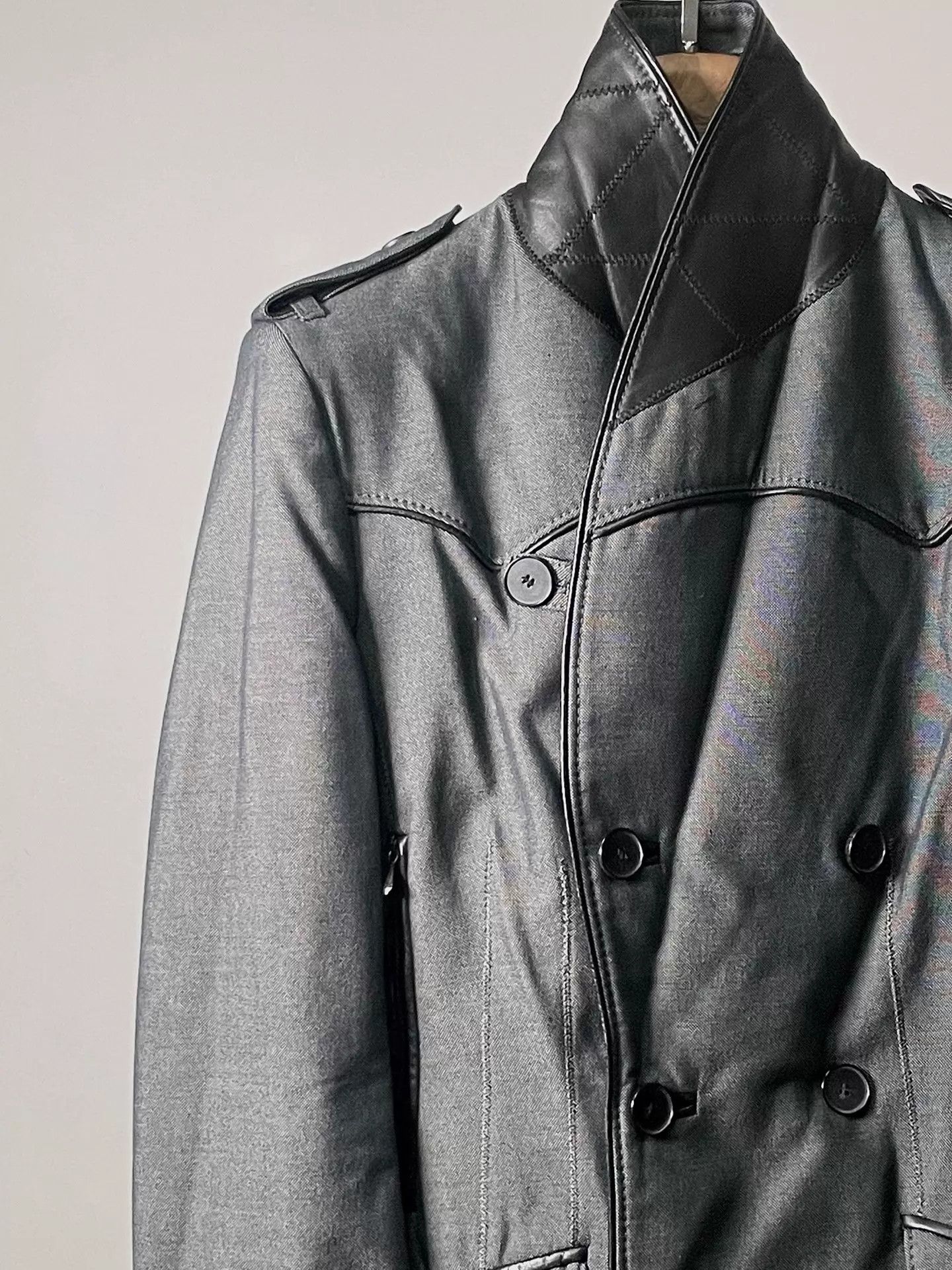 Jean Paul Gaultier Jean Paul Gaultier Mink Fur DB Silk-Cotton Jacket 40 Size US XXS / EU 40 - 4 Thumbnail