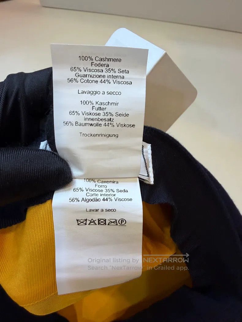 Hermes Hermes size 58 Dark Blue Cashmere Beret Newsboy Hat Size ONE SIZE - 7 Thumbnail