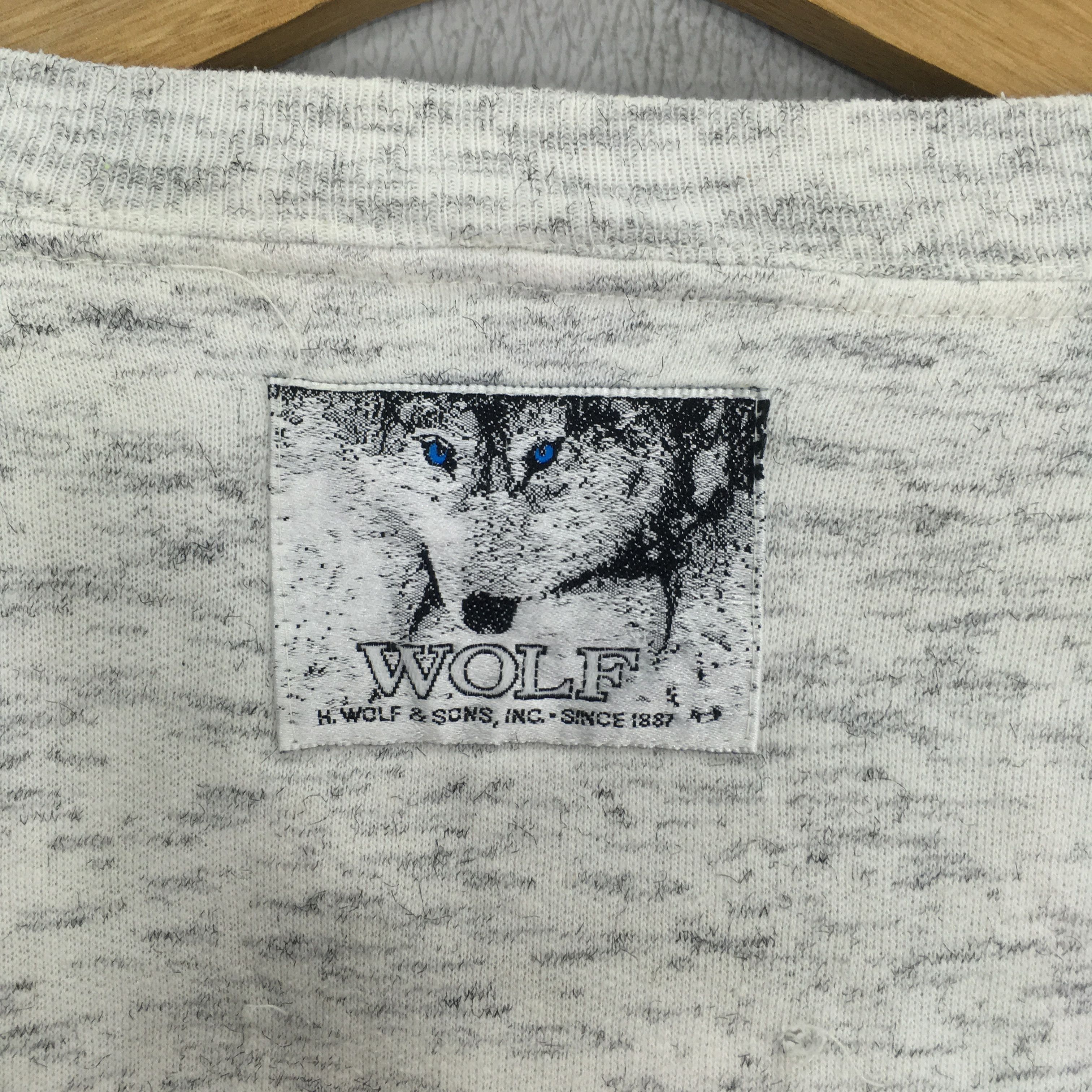 Vintage vintage grey sweatshirt - 350 Size US XL / EU 56 / 4 - 9 Thumbnail