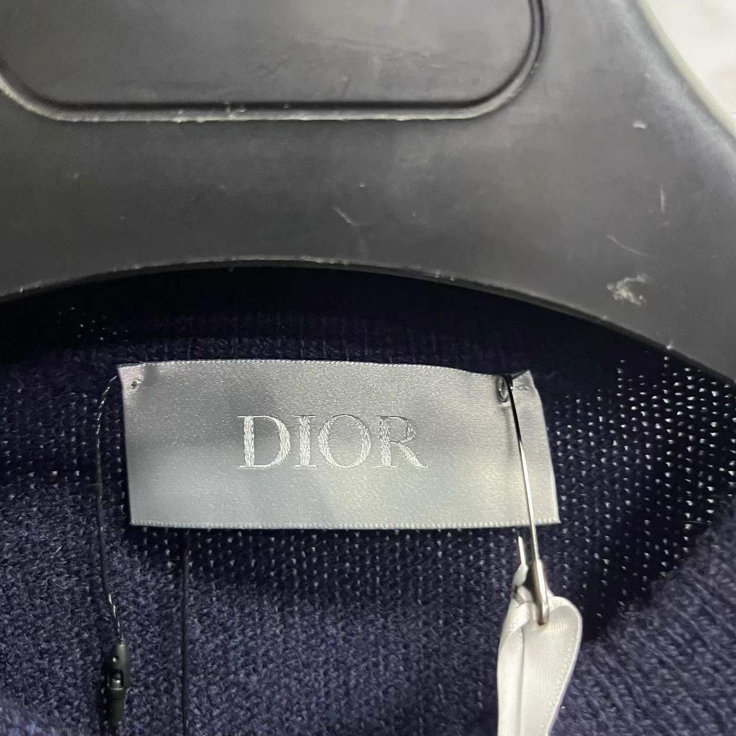 Dior Dior Blue Logo Embroidered Crewneck Knit Sweater S Size S / US 4 / IT 40 - 5 Thumbnail