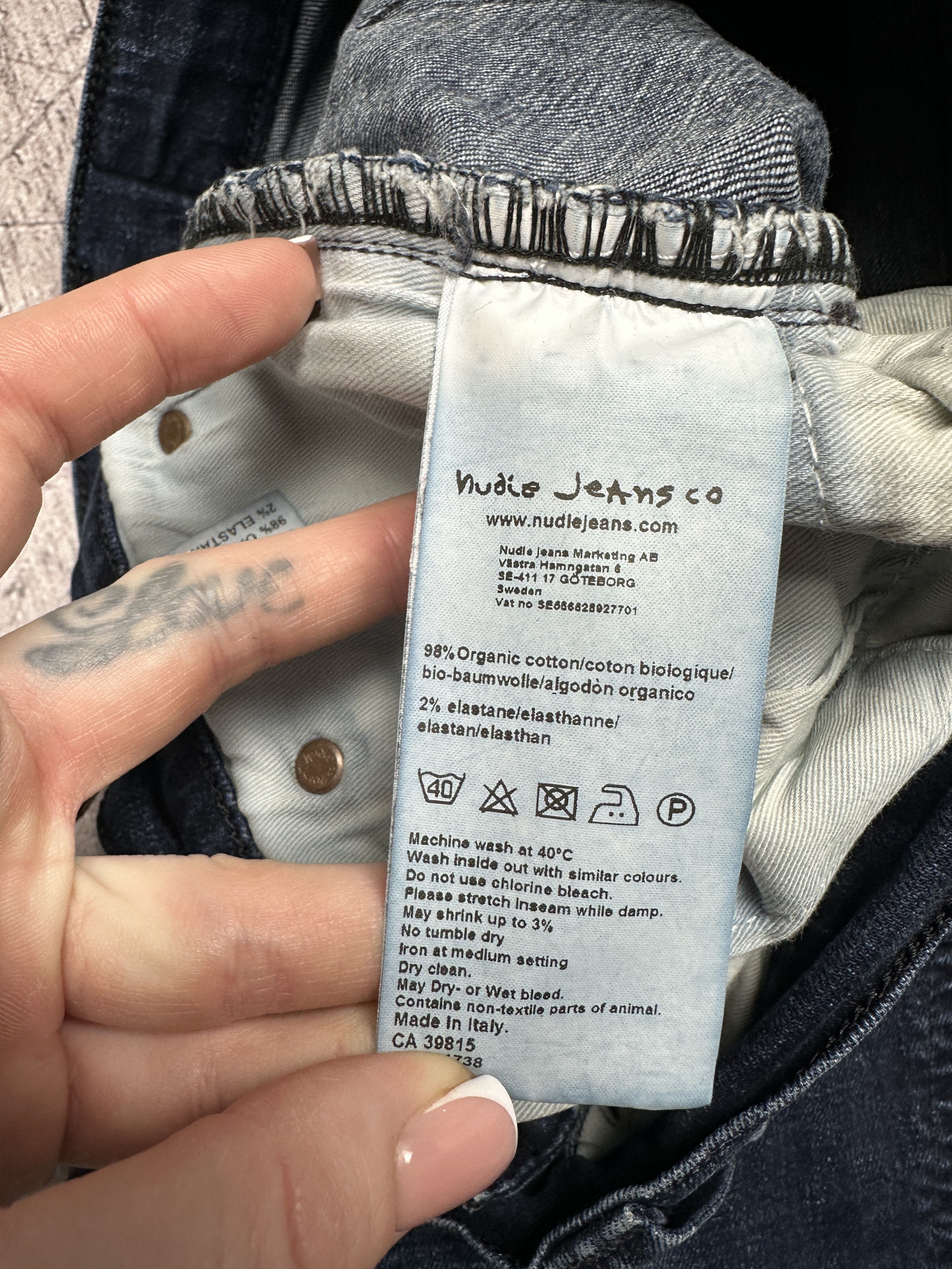 Nudie Jeans Nudie Jeans Lean Dean Mens Denim Pants Size US 32 / EU 48 - 9 Thumbnail