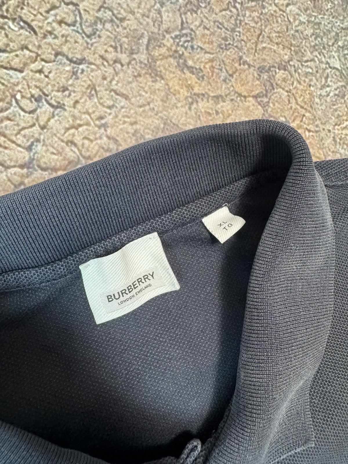 Burberry Vintage 90s Burberry Polo Tee Casual Big Logo Designer Size US XL / EU 56 / 4 - 7 Thumbnail