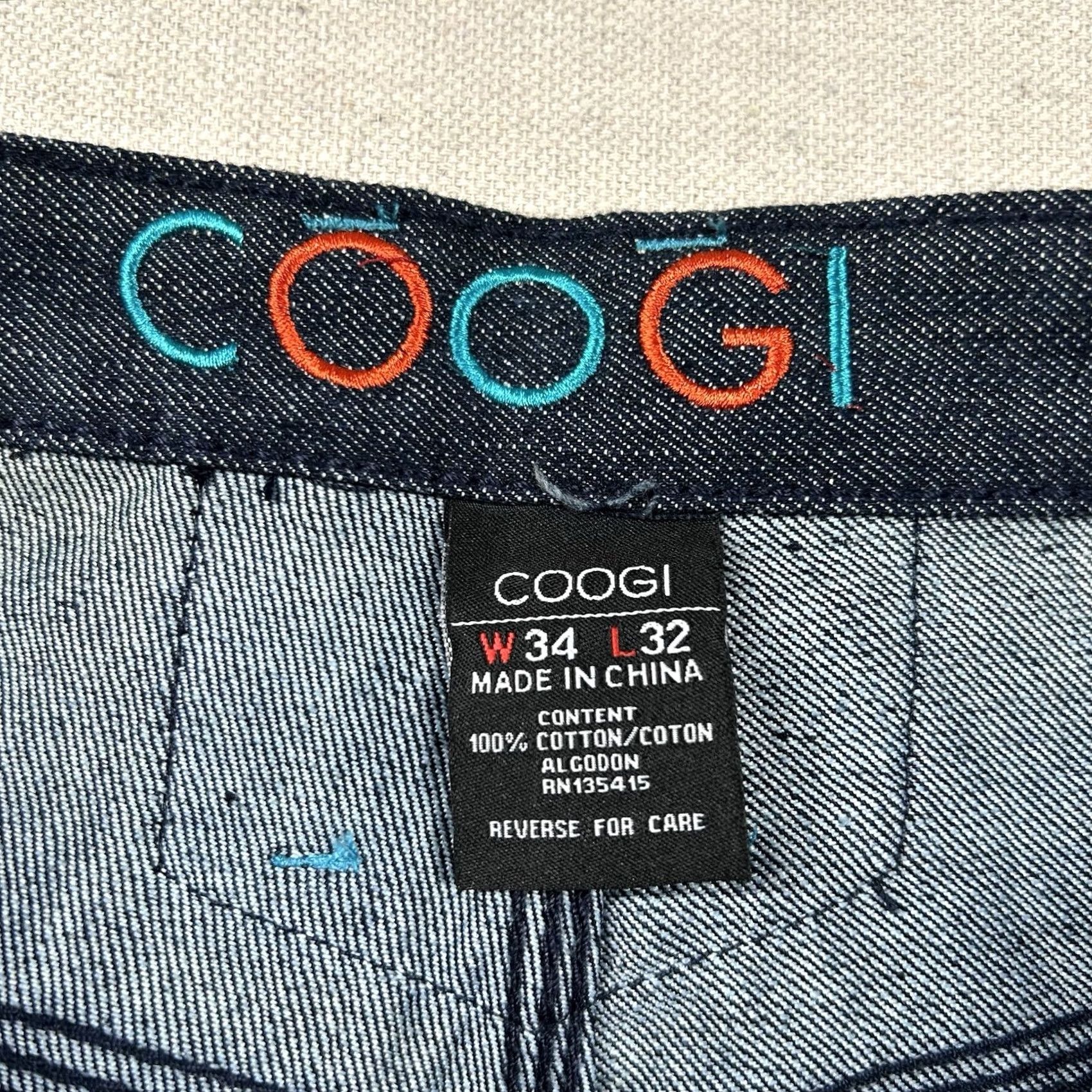 Coogi VINTAGE COOGI Jeans Mens 34x32 Patch Embroidered Australia Logo Denim Y2k Hip Hop Jeans Mens Size US 34 / EU 50 - 3 Thumbnail