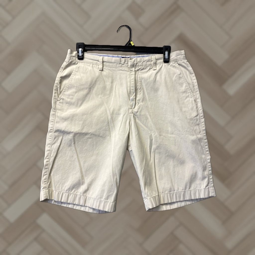 J.Crew VINTAGE J.CREW Chino Shorts Mens Size 34 Tan Casual Summer Unisex Adults Size 24" / US 00 / IT 34 - 1 Thumbnail