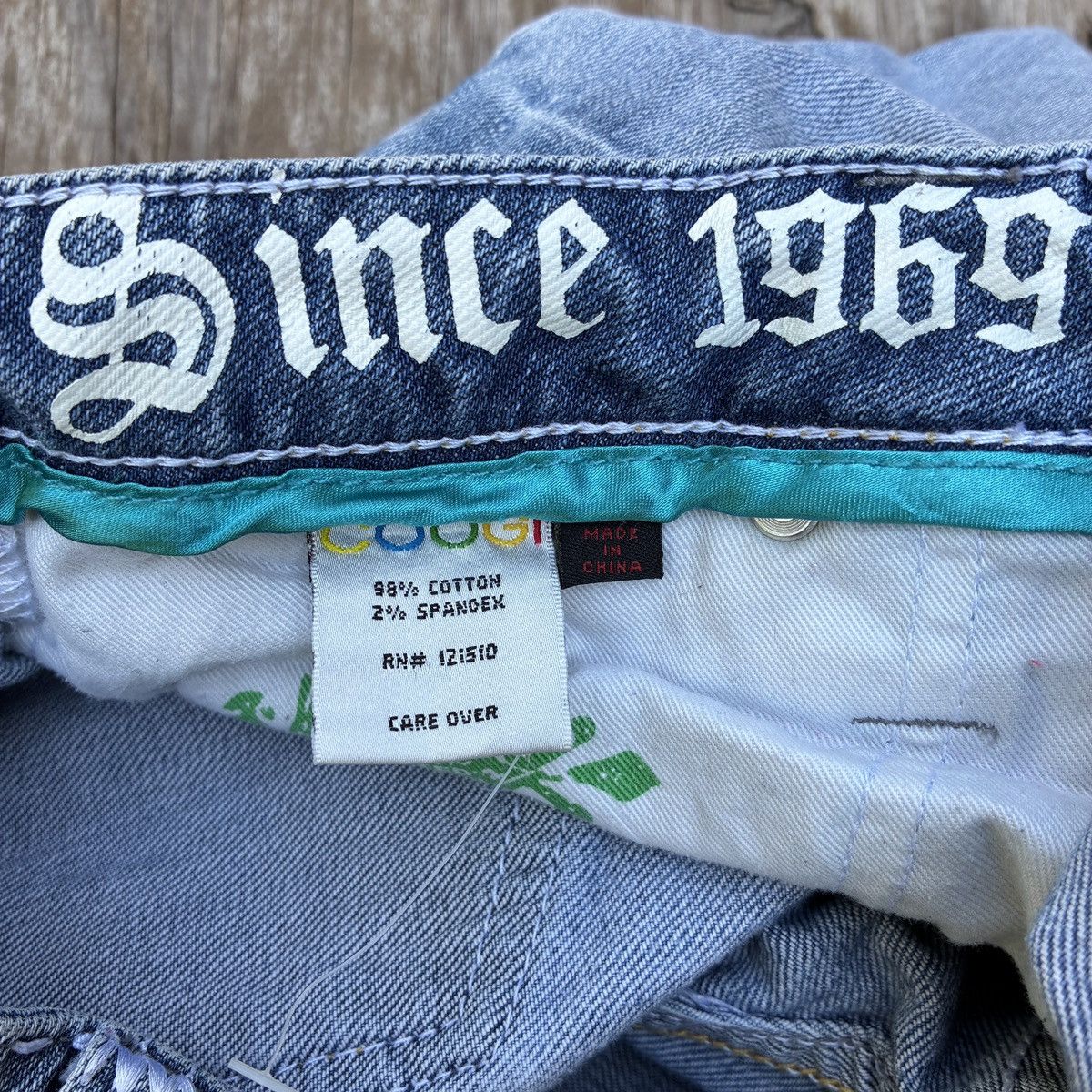 Coogi VTG Y2K COOGI Jeans Embroidered Pocket Denim Straight Leg Size 30" / US 8 / IT 44 - 7 Thumbnail