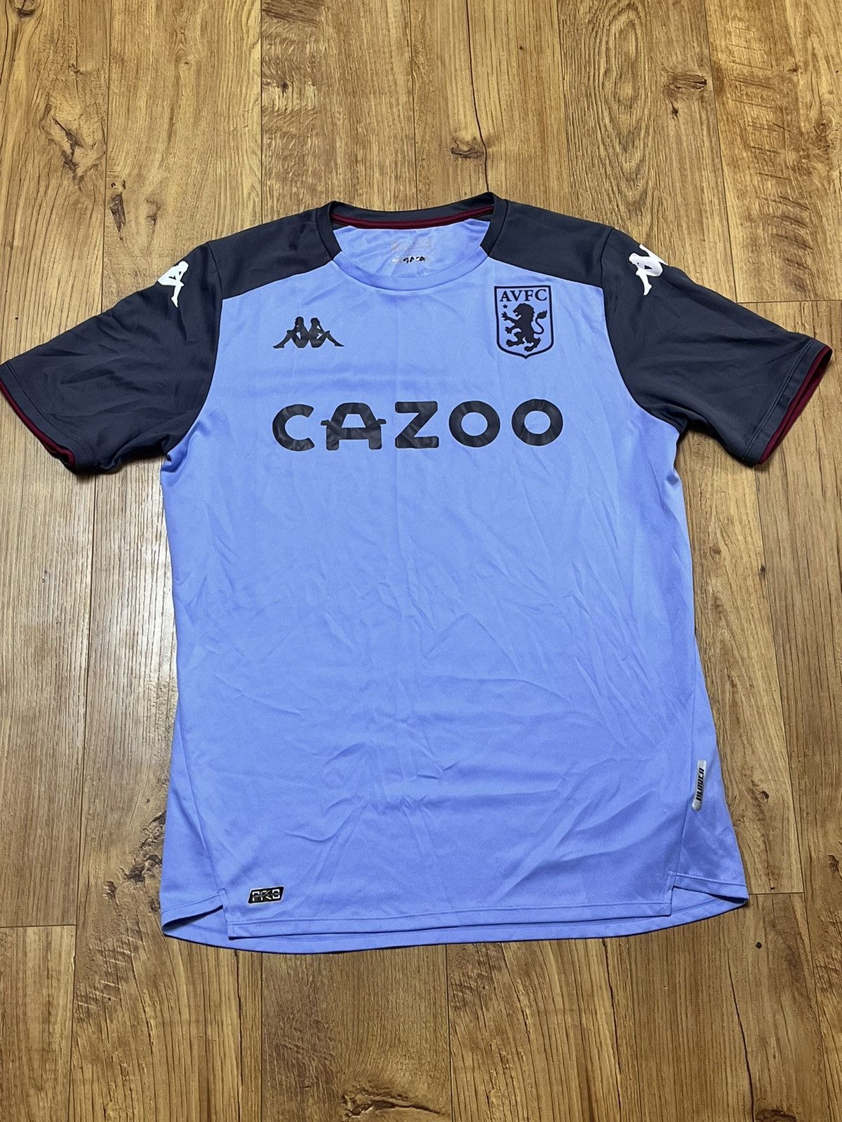 Kappa 2021-22 Aston Villa FC AVFC Training Soccer Jersey Size US L / EU 52-54 / 3 - 1 Thumbnail