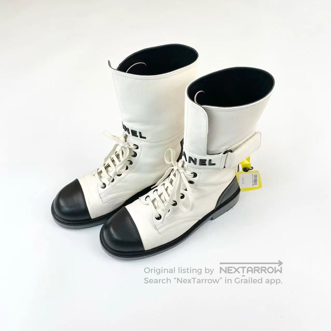 Chanel Chanel 23SS Letter Logo Martin Boots| Size US 7 / IT 37 - 2 Thumbnail