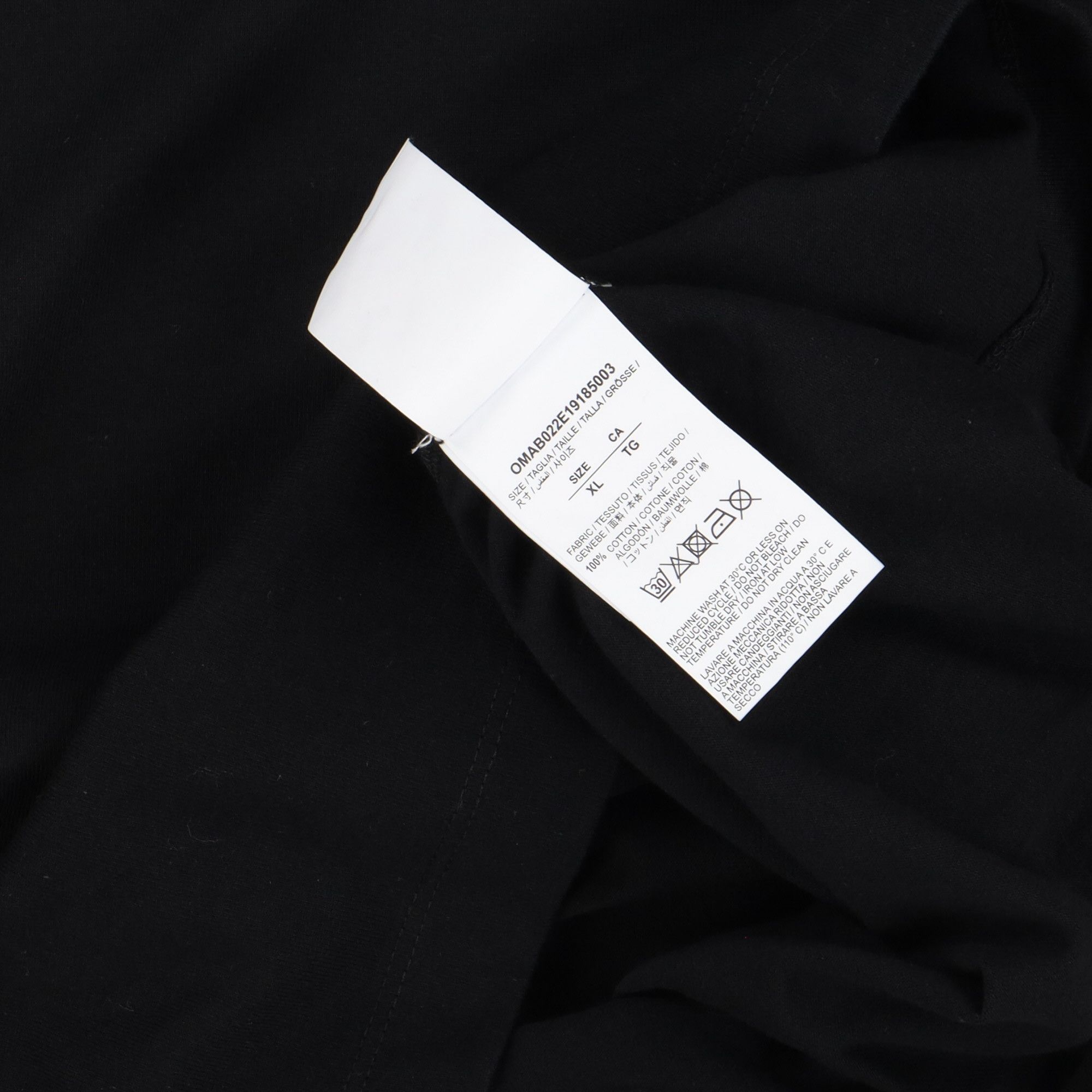 Off-White Black Unfinished Reflective Arrows Long Sleeve T-Shirt Size XL / US 12-14 / IT 48-50 - 10 Thumbnail