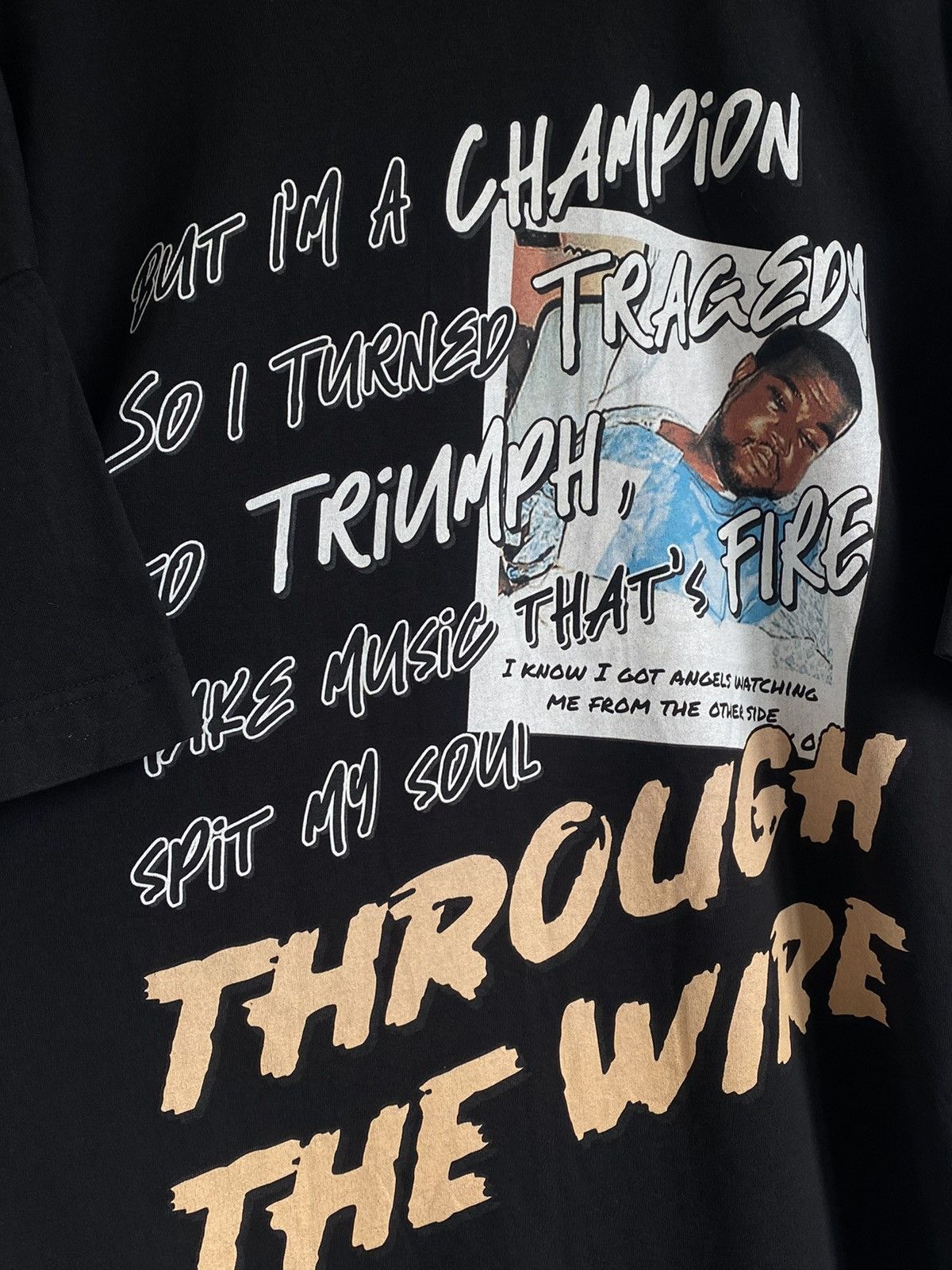 Rap Tees Greazy Tees Kanye West Graphic Print Rap Tee Size US XXL / EU 58 / 5 - 5 Thumbnail