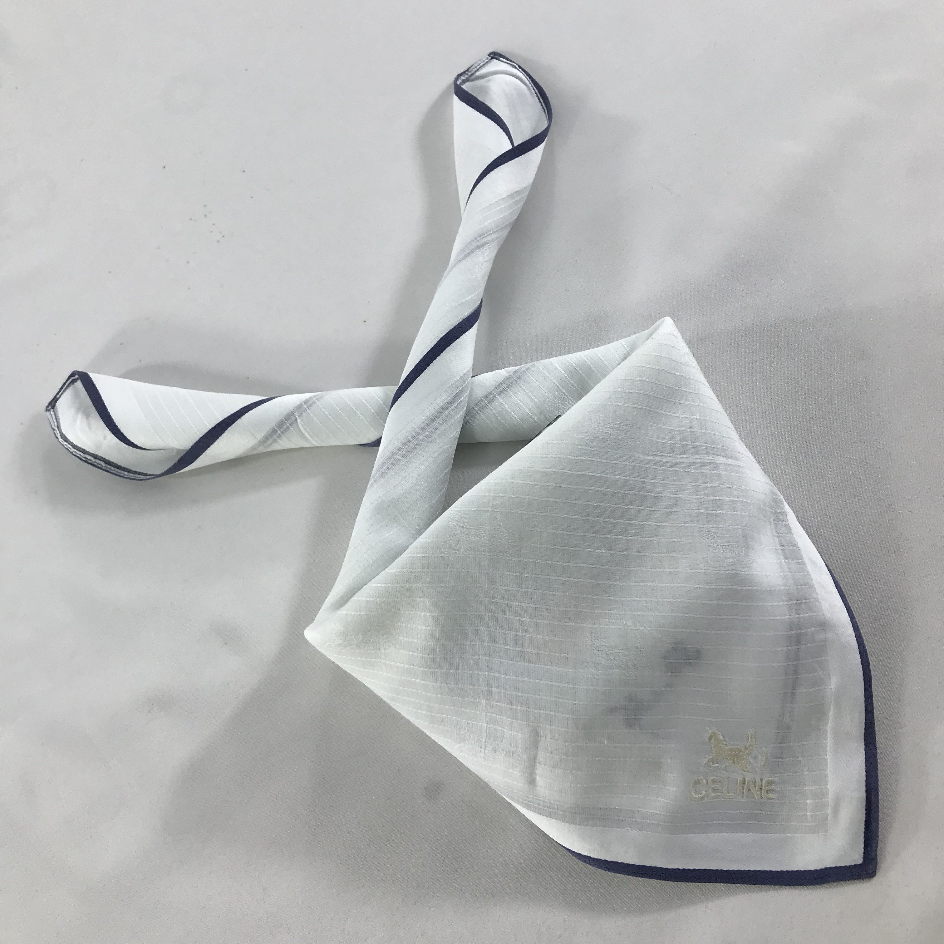 Celine × Vintage Celine Bandana / Handkerchief / Neckerchief - S1313 Size ONE SIZE - 4 Thumbnail
