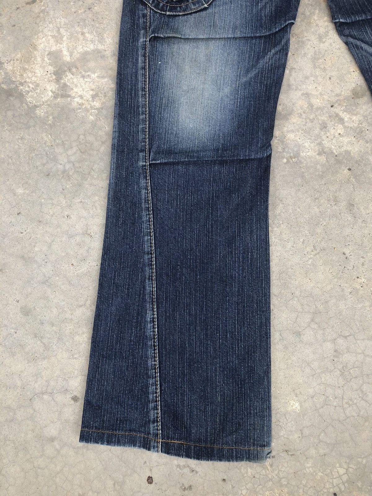 If Six Was Nine Flare Jeans Edwin Distressed Jeans Cargo Pants Size US 32 / EU 48 - 6 Thumbnail