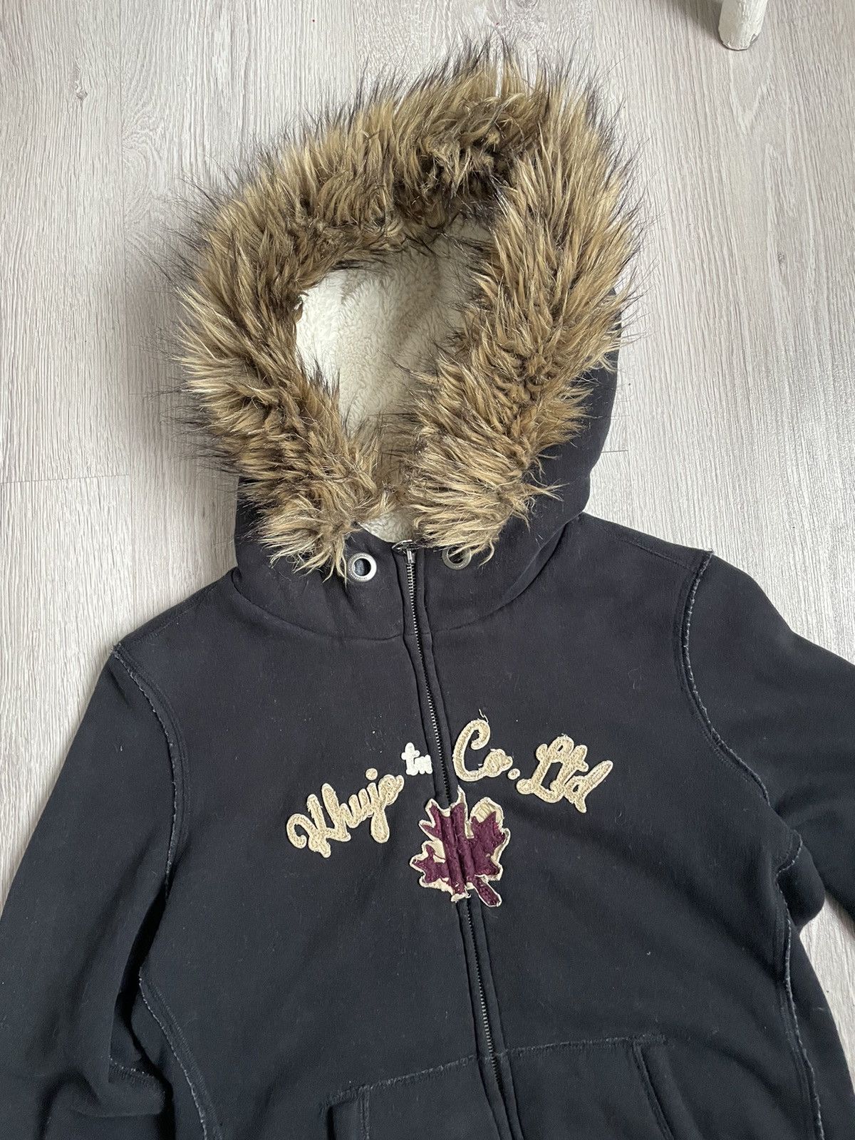 Hysteric Glamour VTG💥Fur Zip Hoodie Khujo Abercrombie Size US L / EU 52-54 / 3 - 3 Thumbnail