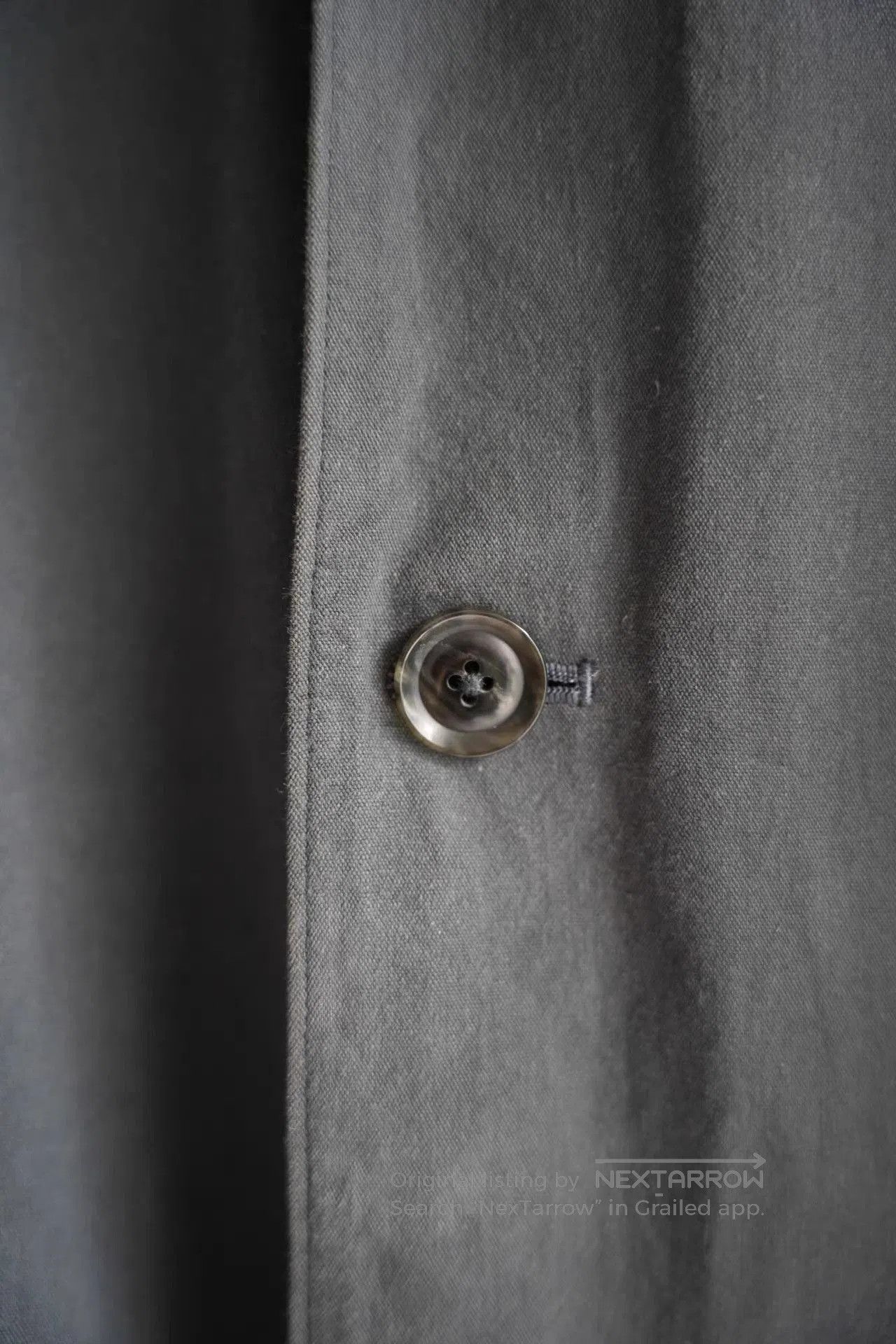 Yohji Yamamoto Gray Long Button. Size US M / EU 48-50 / 2 - 4 Thumbnail